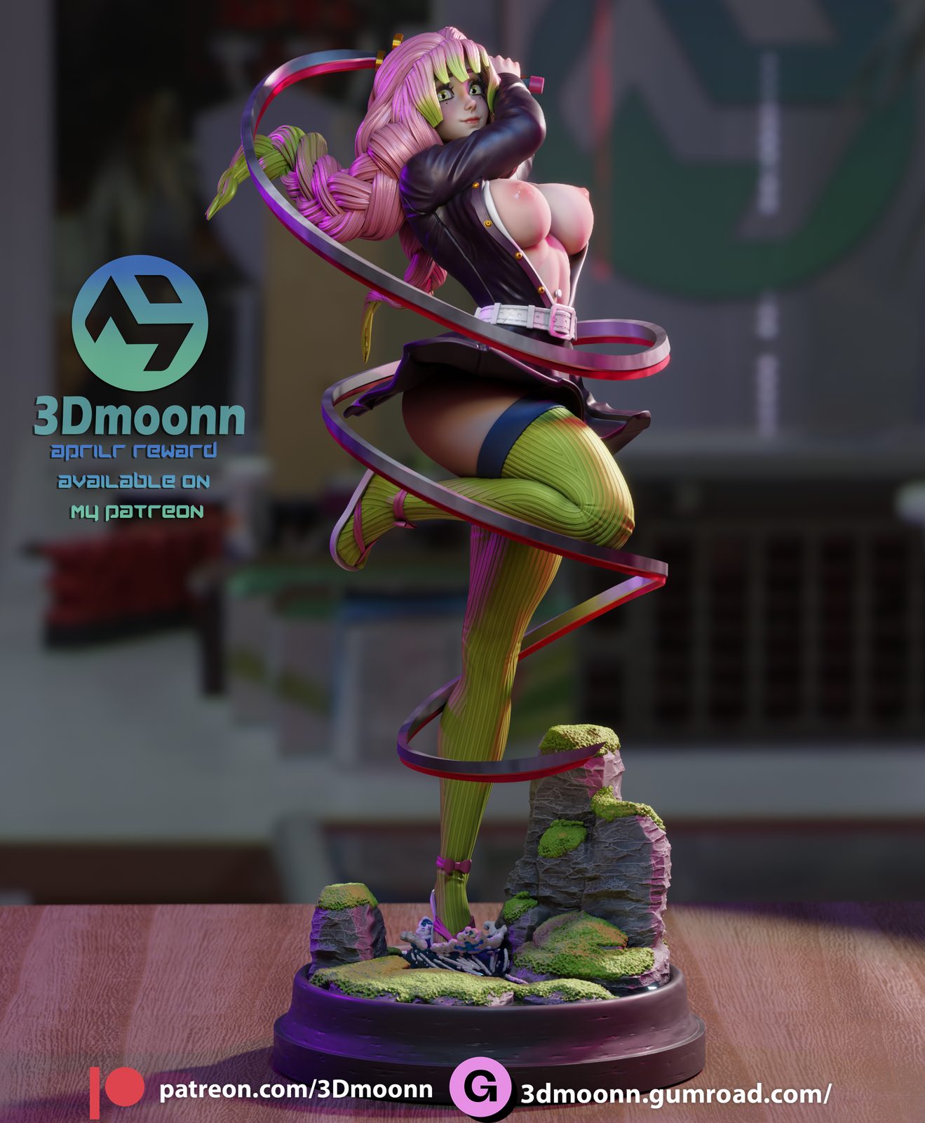 3Dmoonn Mitsure Stl Medium Tie + Ultimate + Merchant view 4
