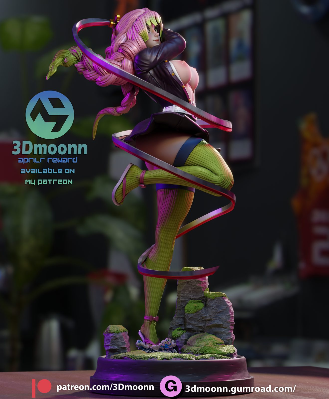 3Dmoonn Mitsure Stl Medium Tie + Ultimate + Merchant view 5