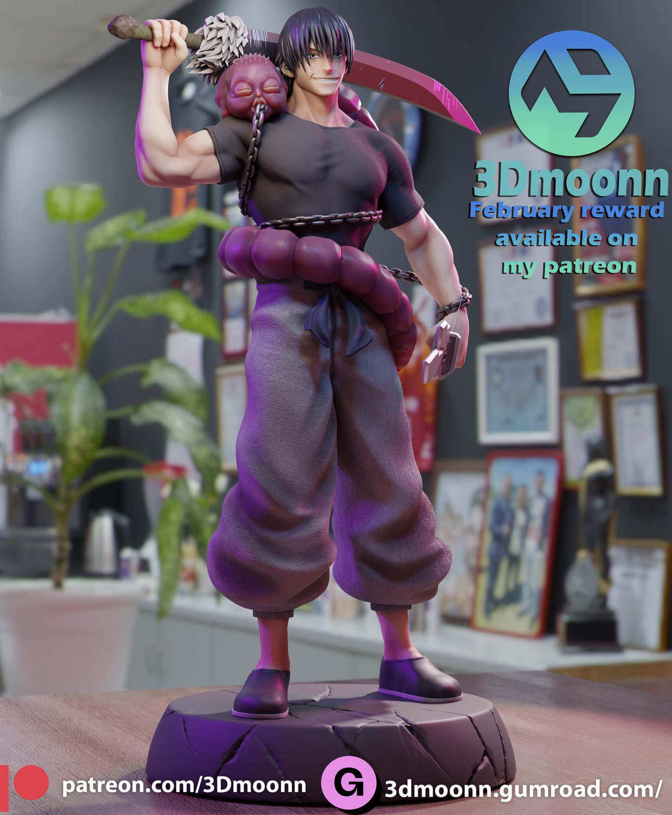 3Dmoonn Toji Fushiguro