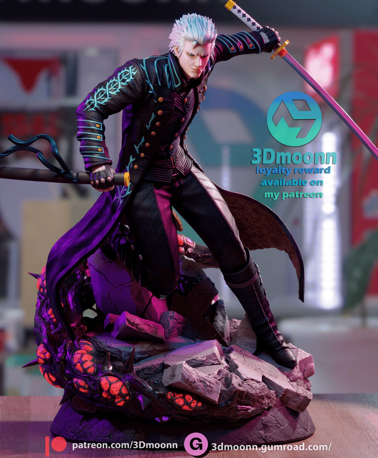 3Dmoonn Vergil Devil May Cry
