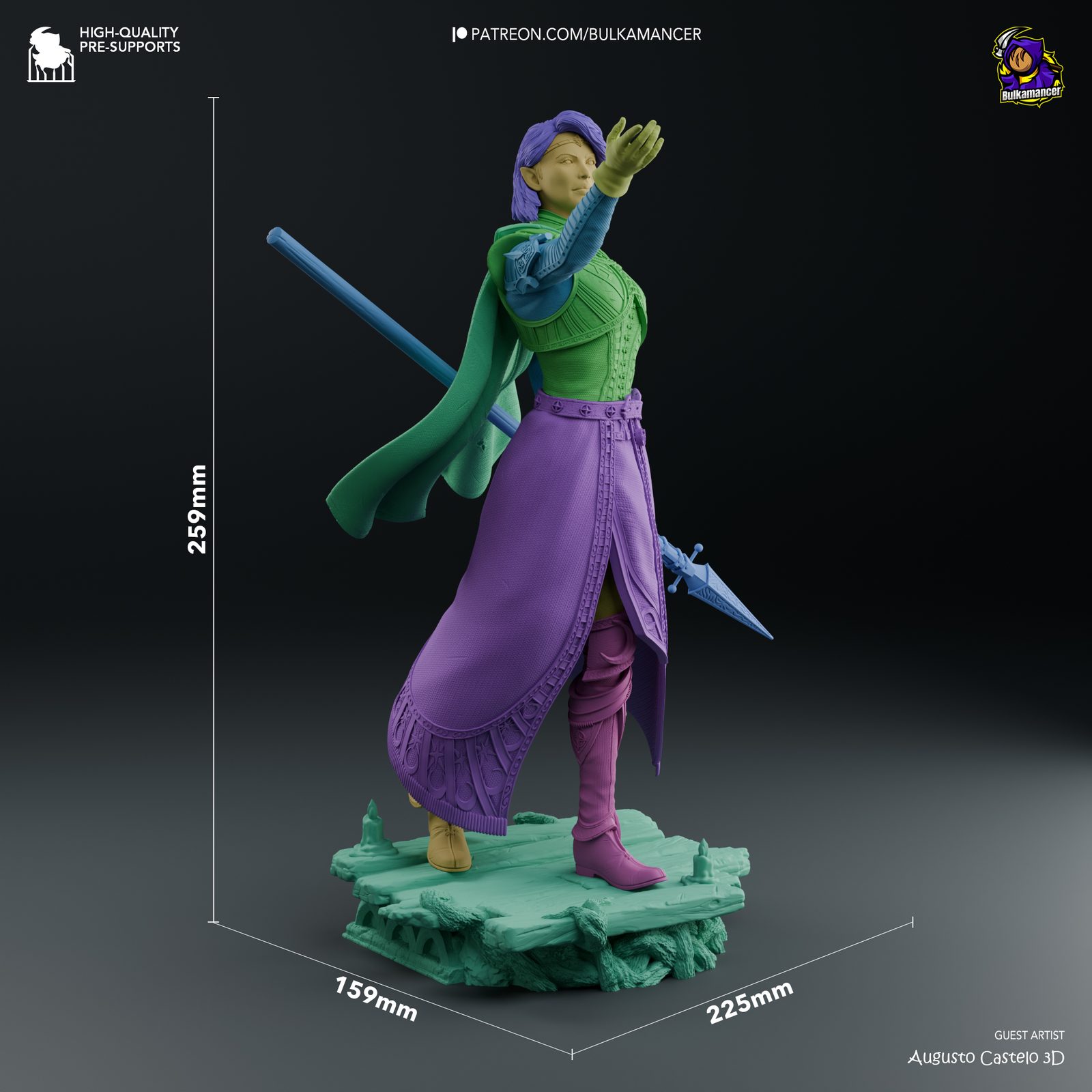 Bulkamancer Sculpts Isobel view 6