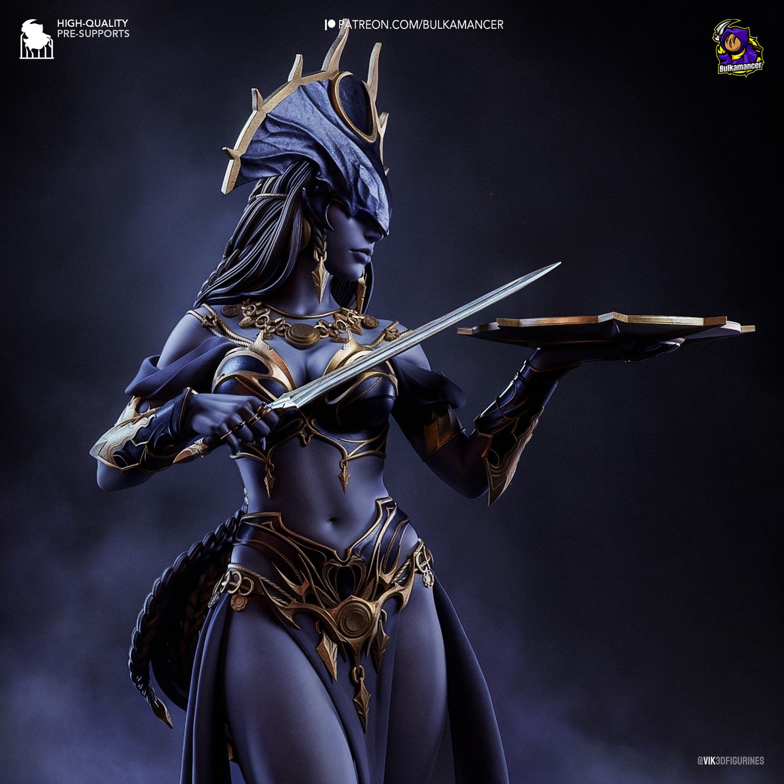 Bulkamancer Sculptssharbaldurs Gate 3 view 6