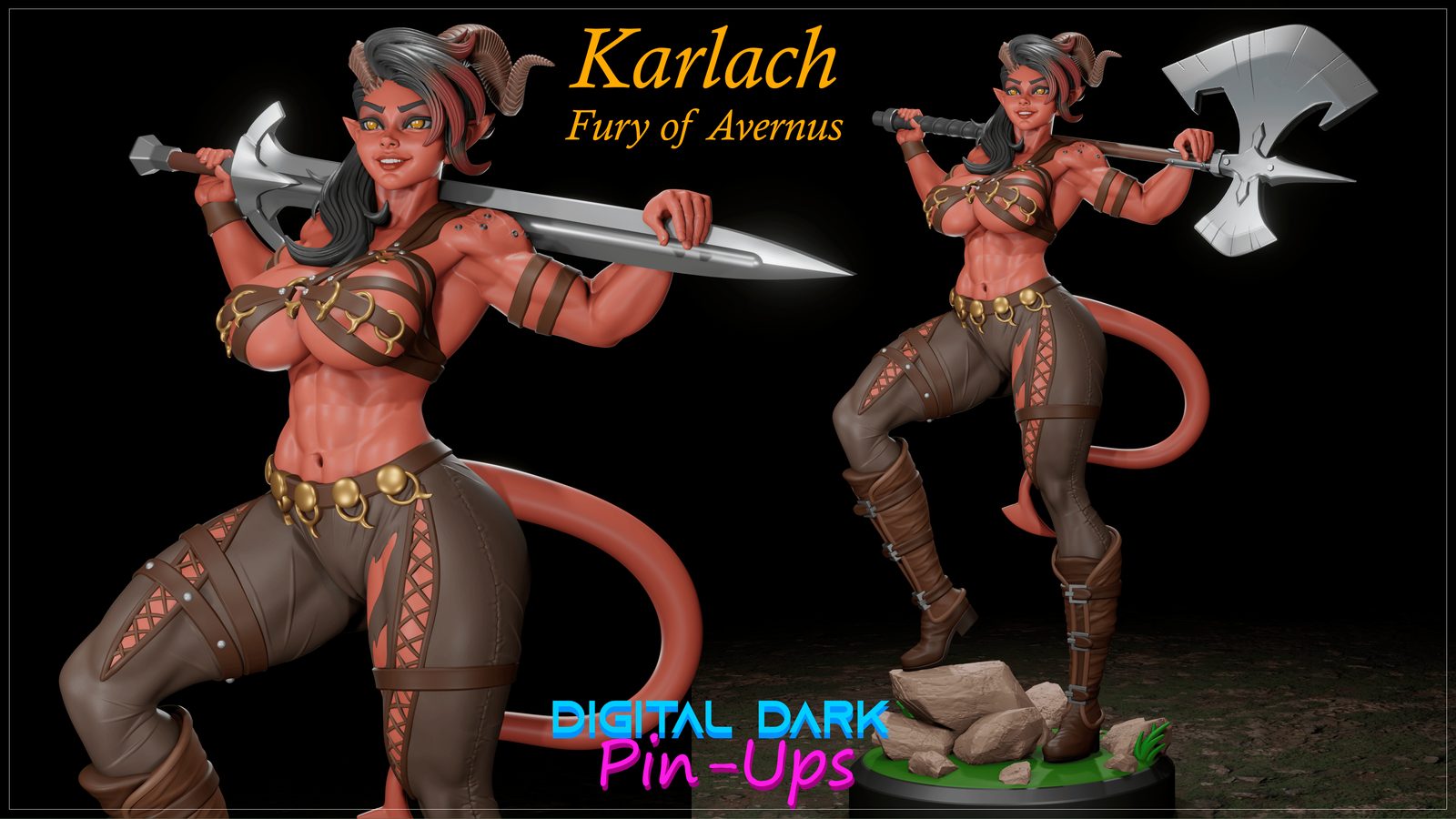 Digital Dark Pinups Karlach