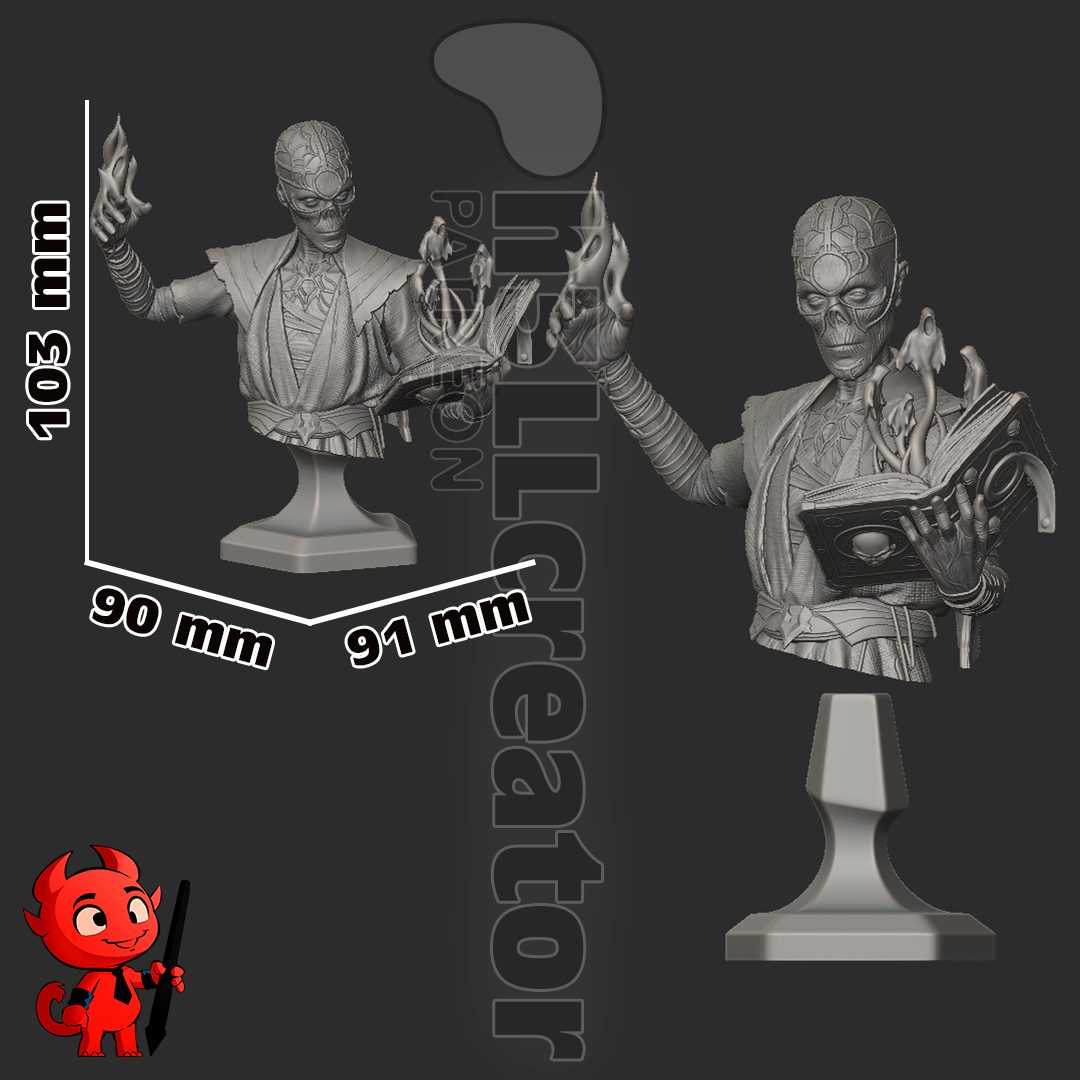 H3Ll Creator Withers Sculpture And Bust
