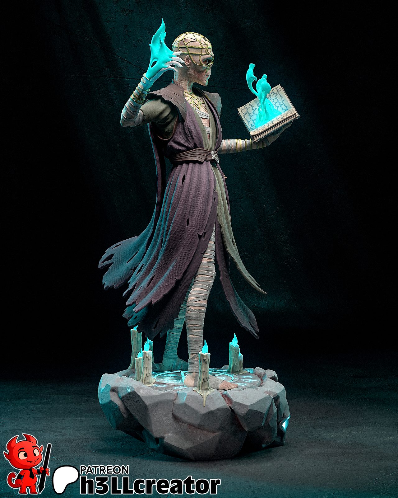 H3Ll Creator Withers Sculpture And Bust view 5