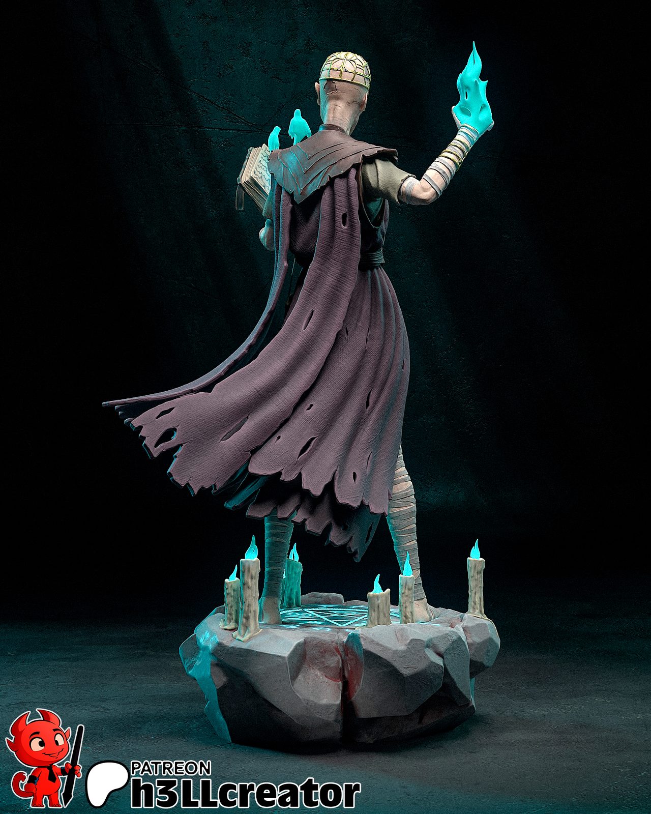 H3Ll Creator Withers Sculpture And Bust view 6