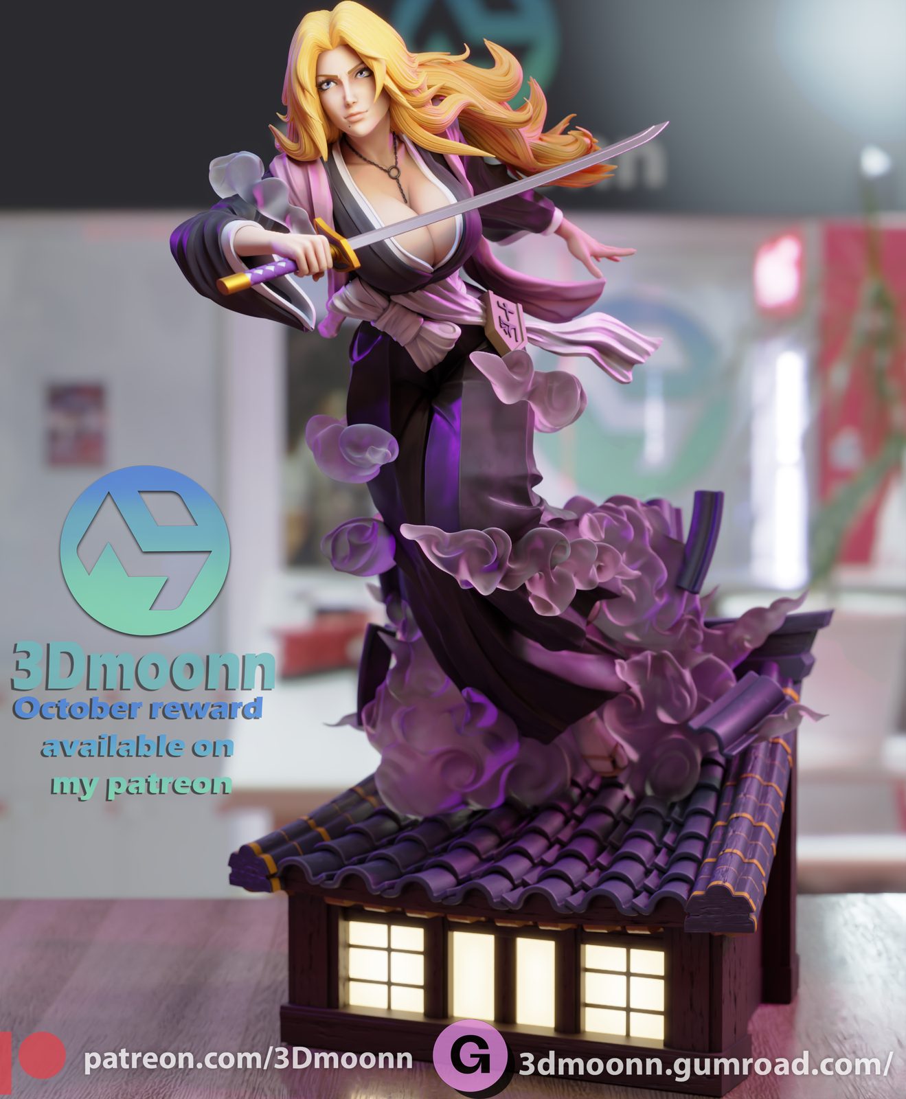 3Dmoonn Matsumoto Stl Medium Tier