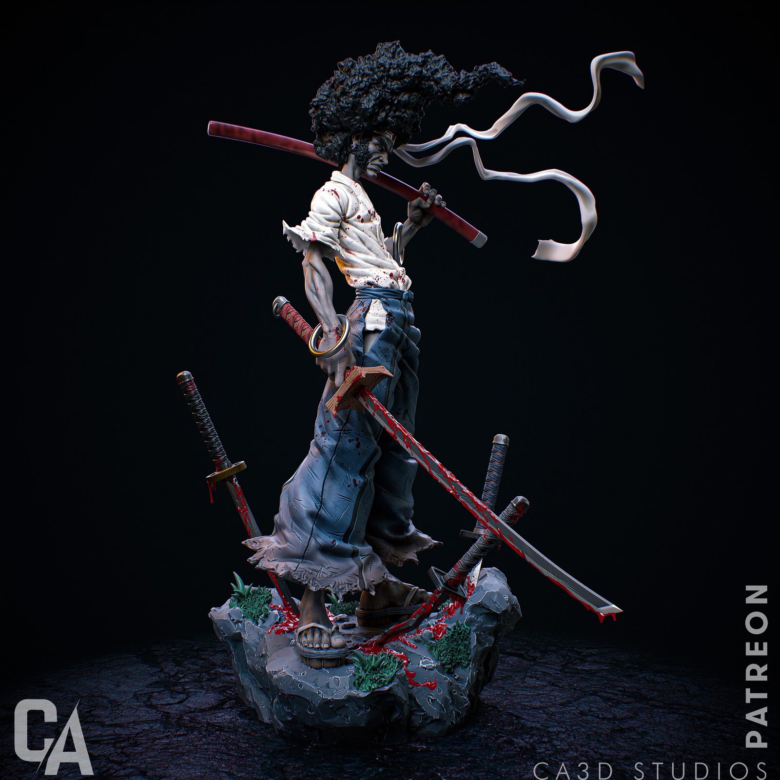 Ca 3D Studios Afro Samurai view 2