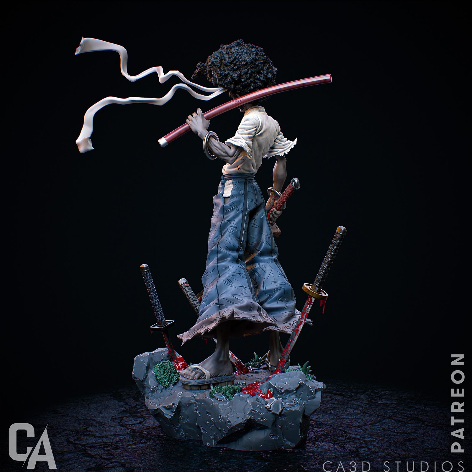 Ca 3D Studios Afro Samurai view 4