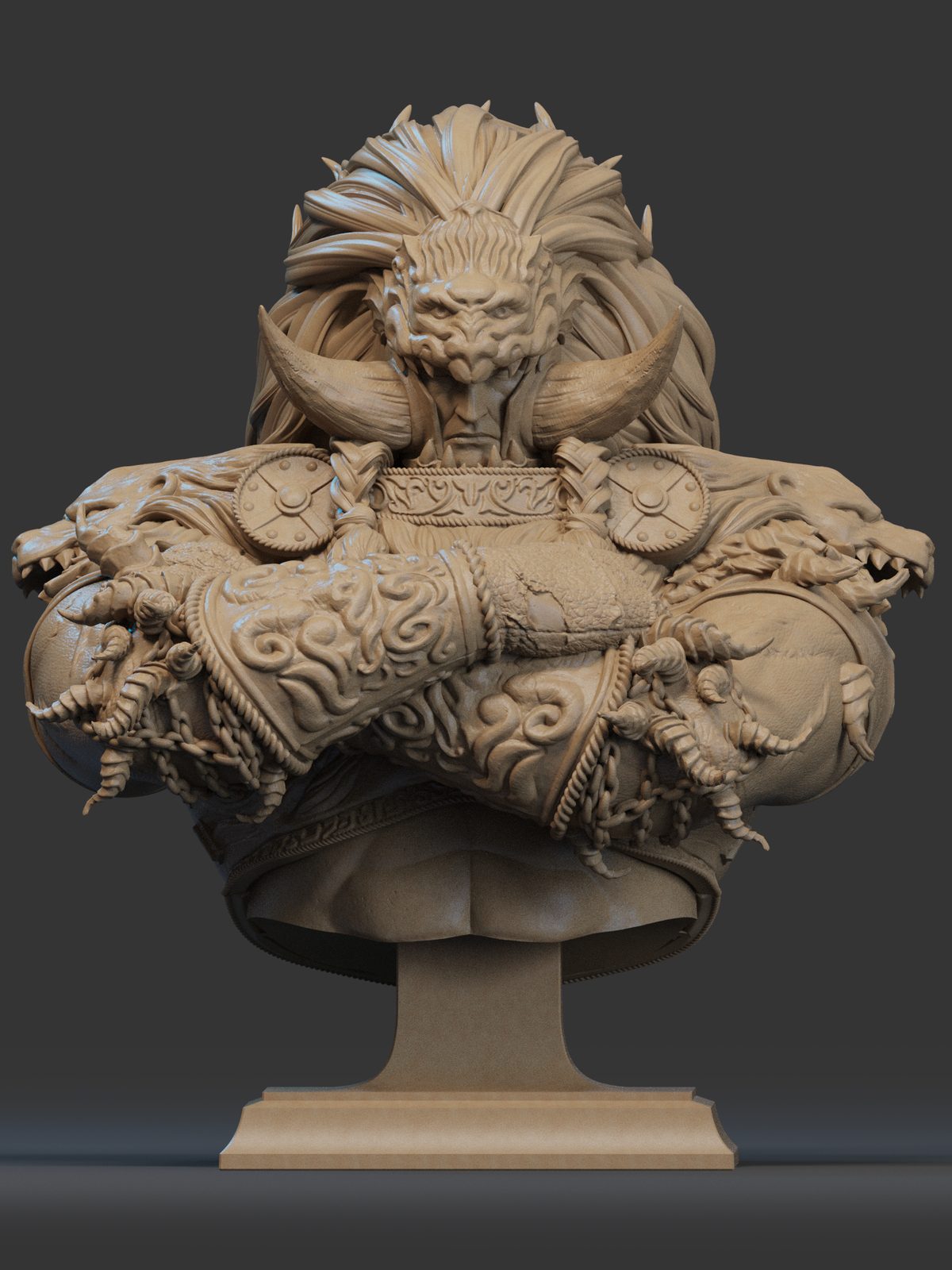 Ca3D Bust Rocketerr view 6