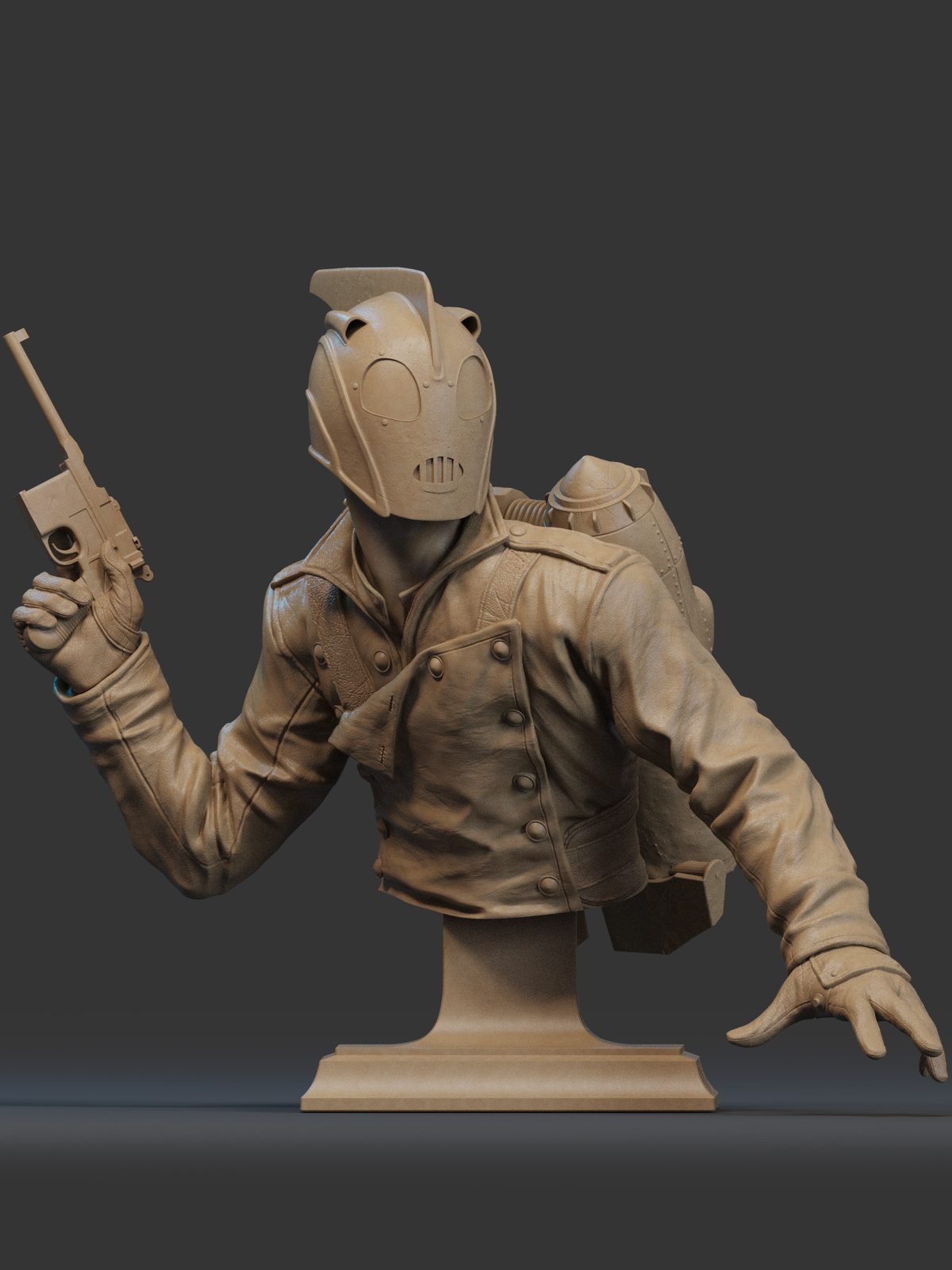 Riddick Bust view 5