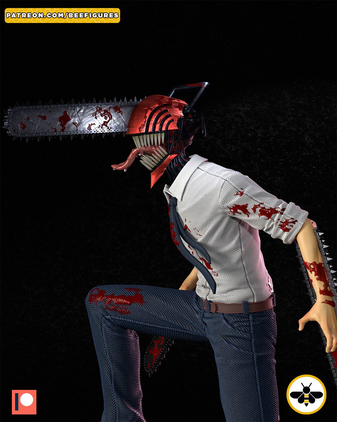 Bee Figures Denji Chaninsaw Man view 5