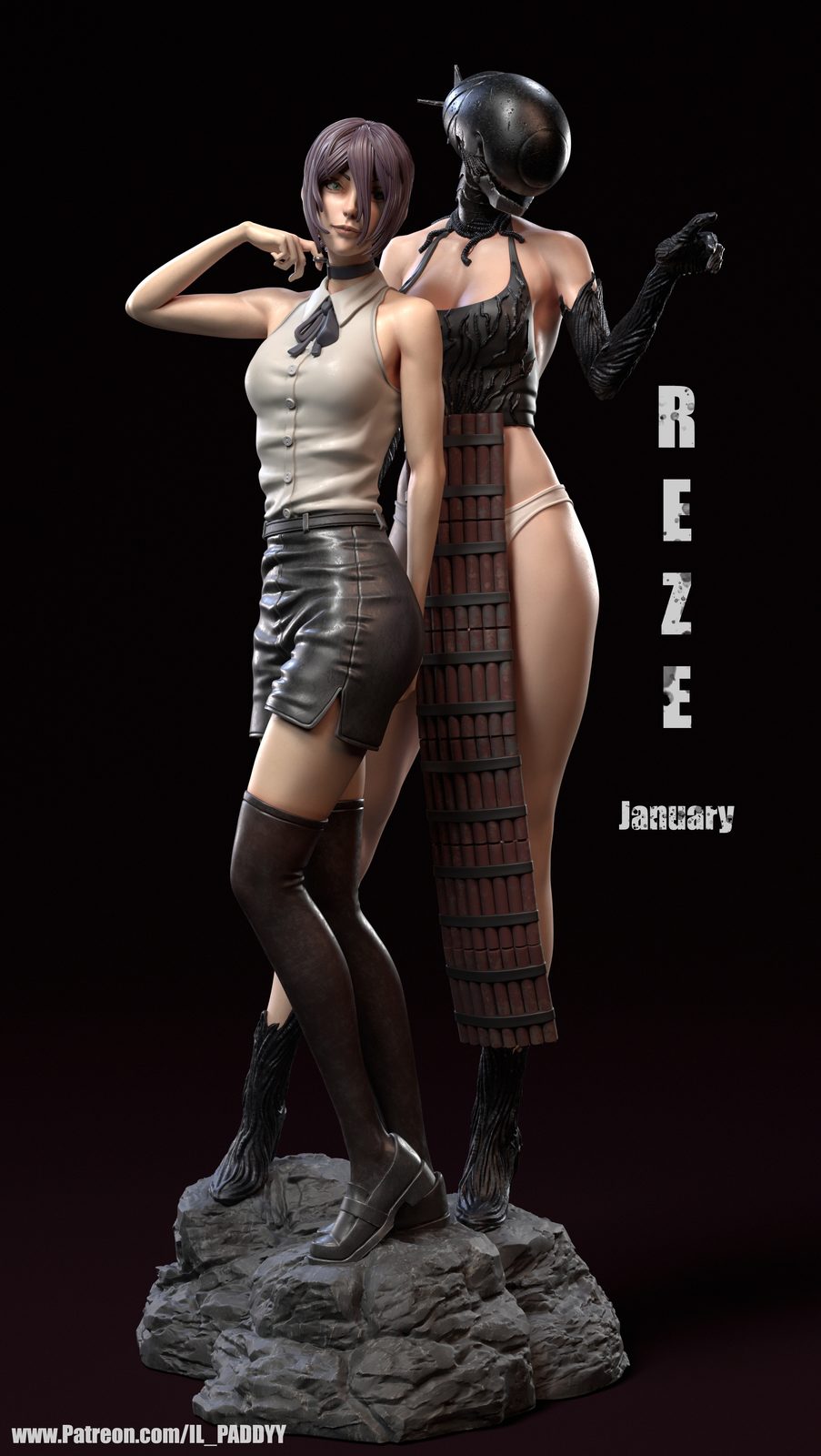 Reze And Devil Bomb