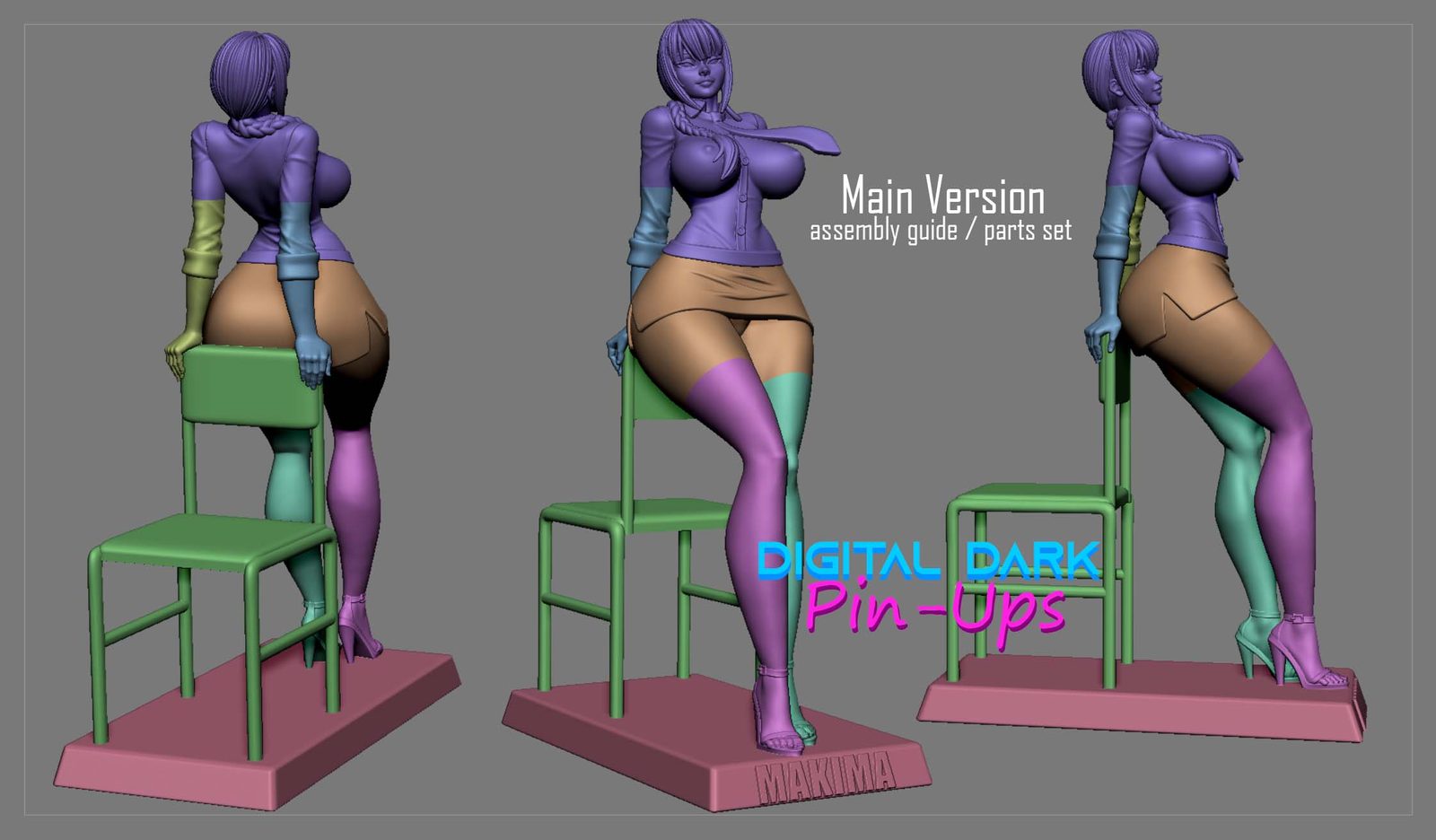 Digital Dark Pin-Ups