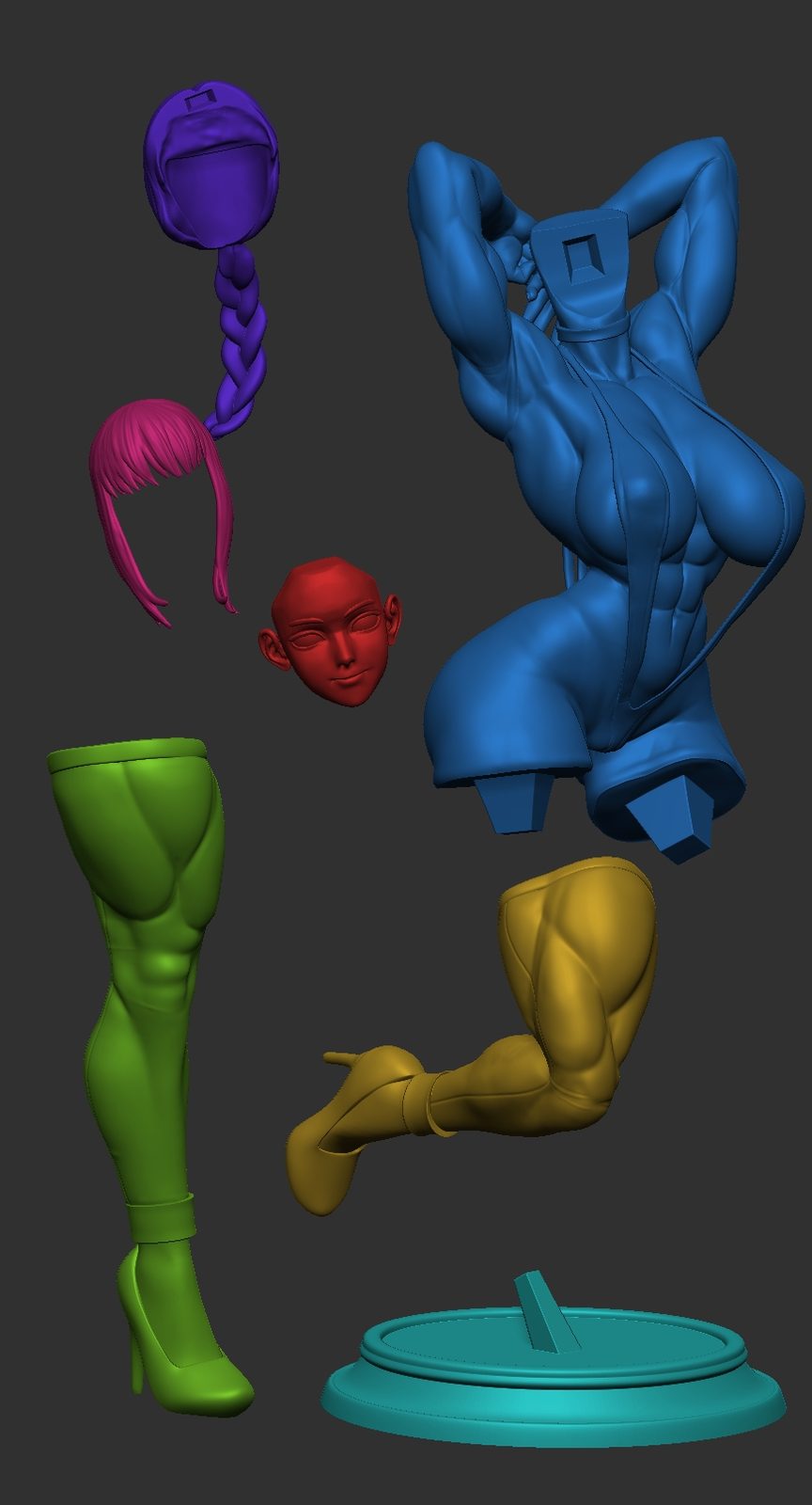 Makima Muscle Heraldo Sculpts view 3