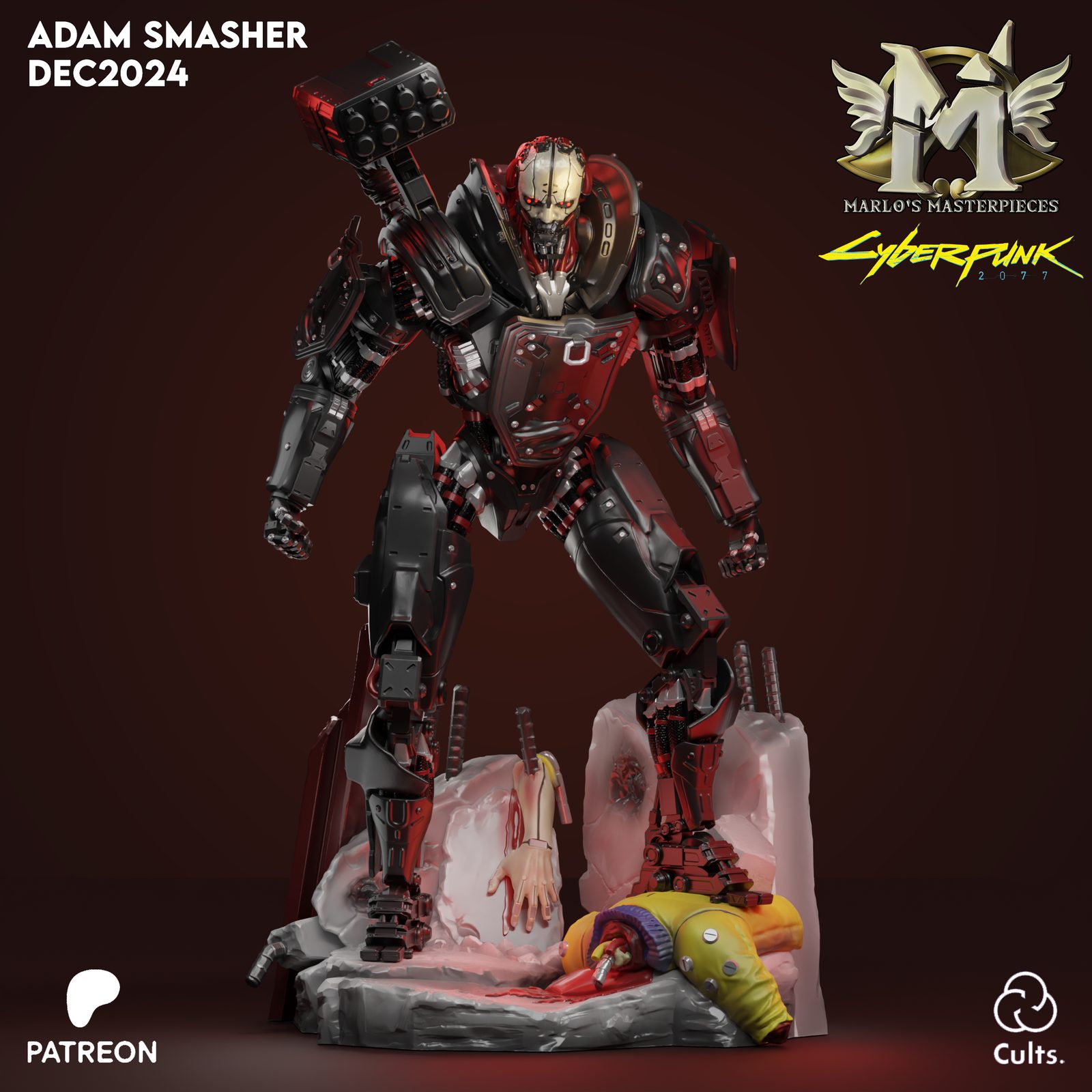 Adam Smasher Stl Files-20250109T052151Z-001 view 2