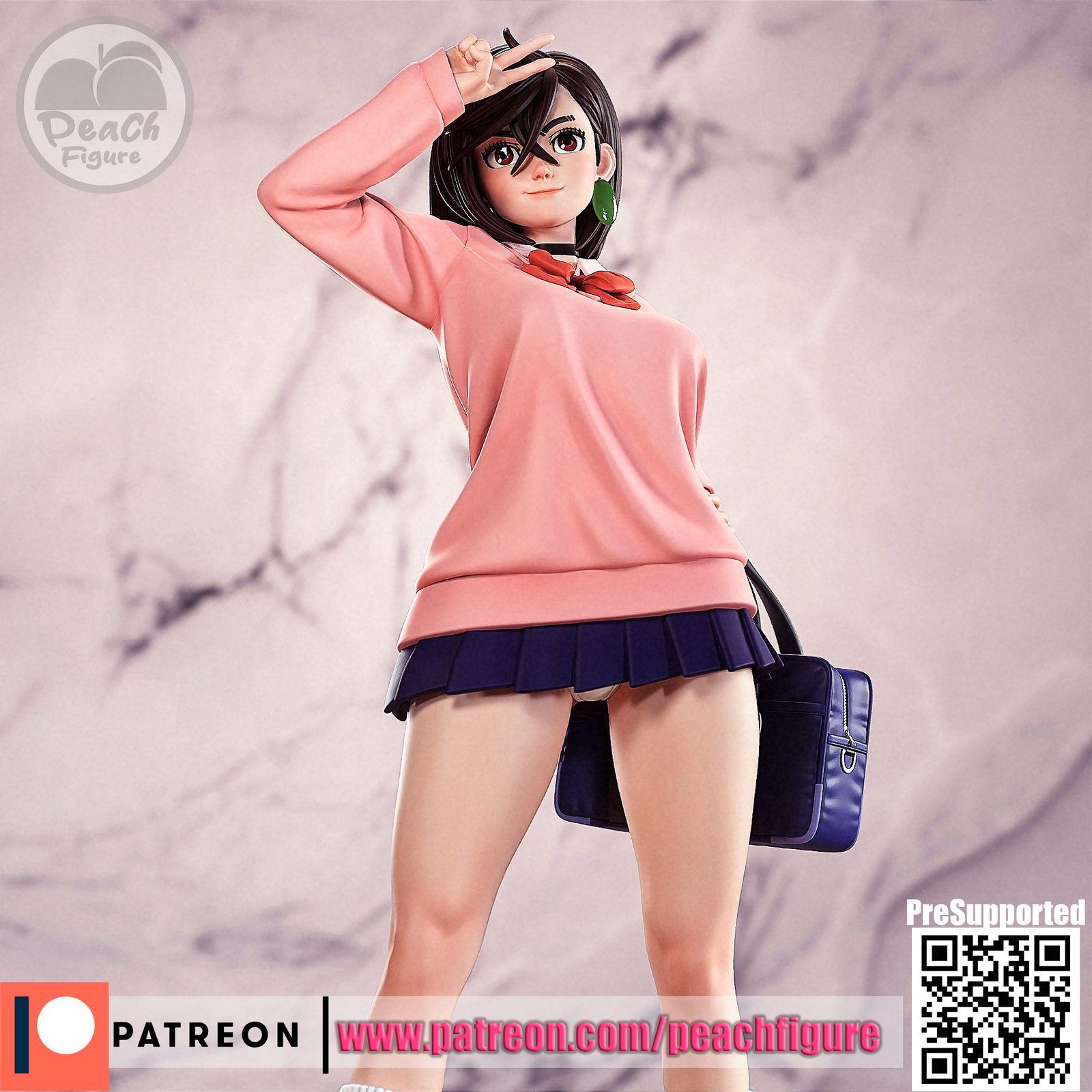 Peach Figuredandadanmomo Ayase view 6