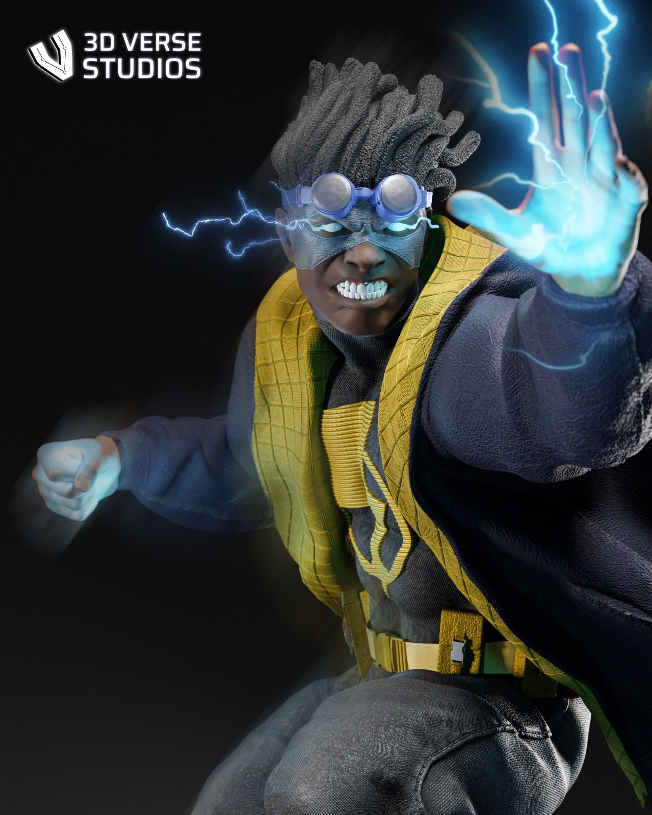 3D Verse Studios Static Shock
