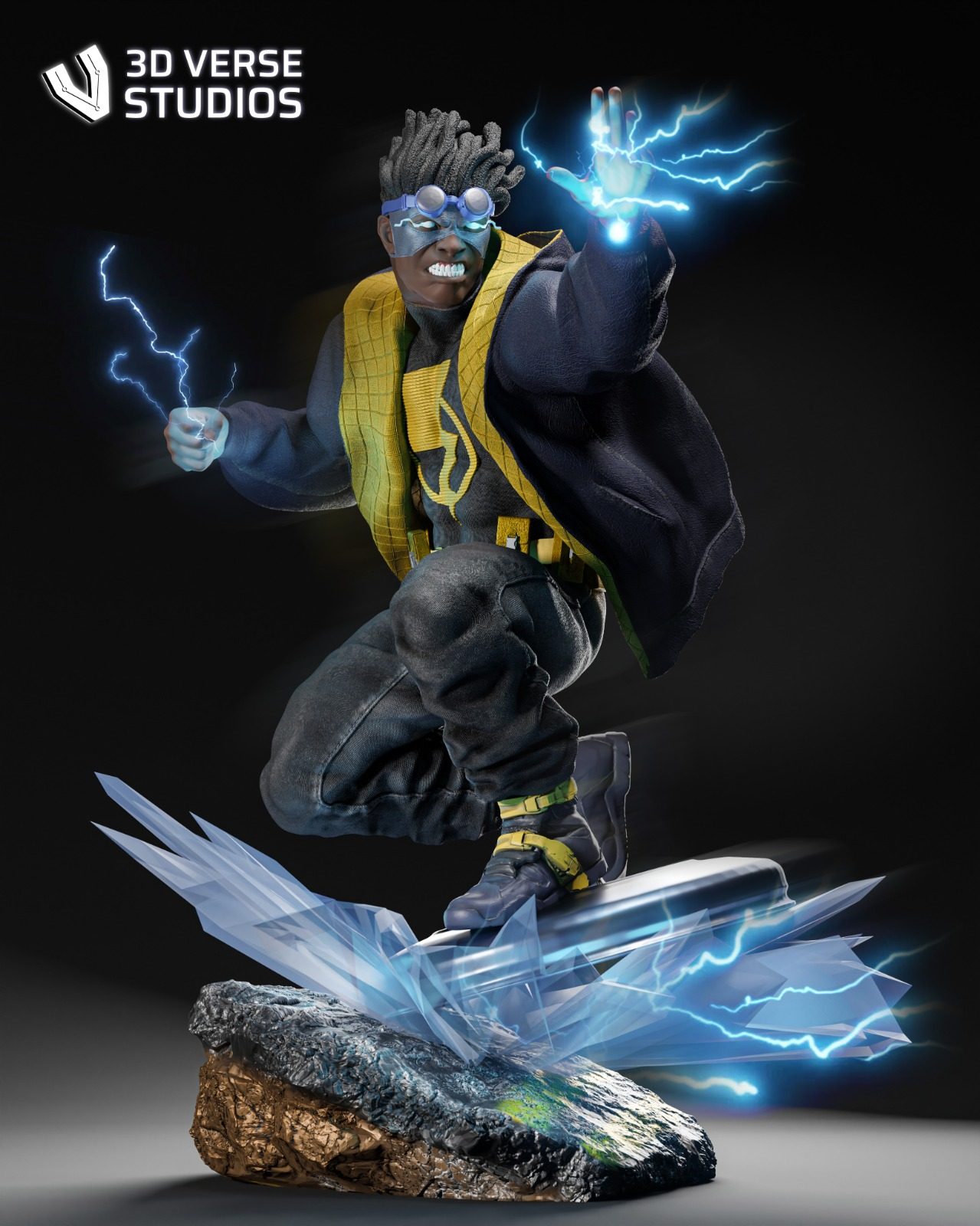3D Verse Studios Static Shock view 4