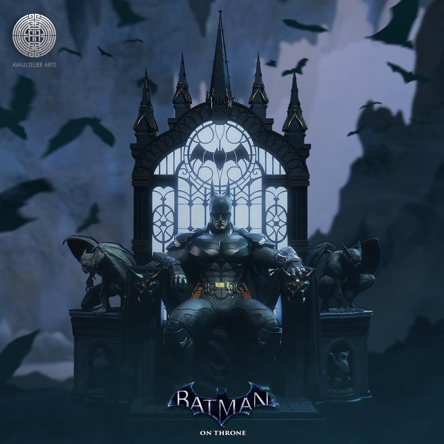 Batman On Throne (Complete)