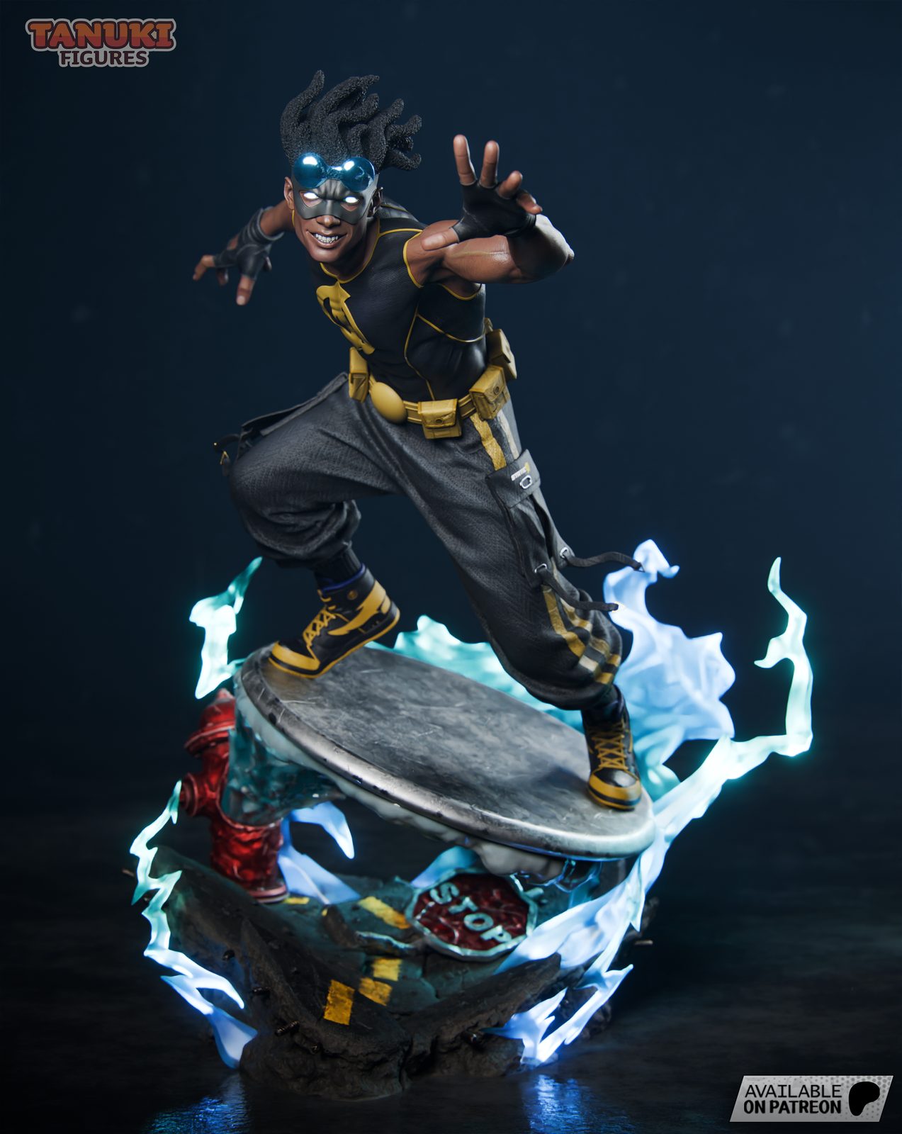 Tanukifigures 2025 02 Static Shock Full view 3
