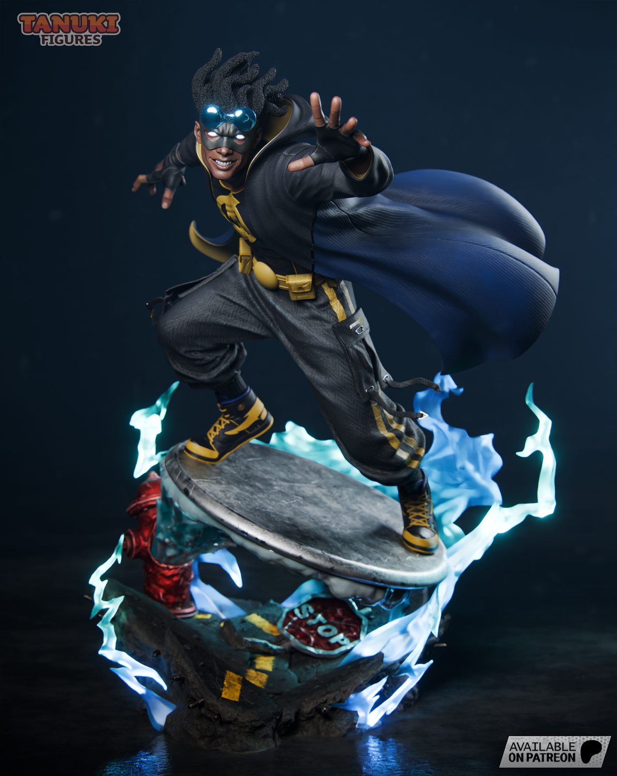Tanukifigures 2025 02 Static Shock Full view 4