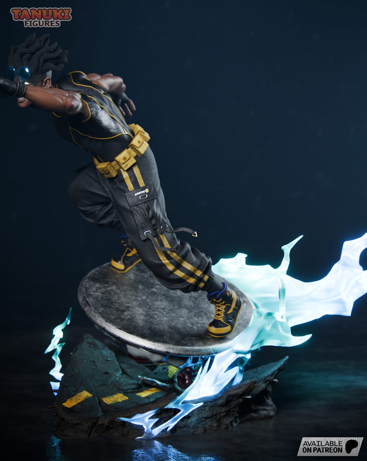 Tanukifigures 2025 02 Static Shock Full view 5