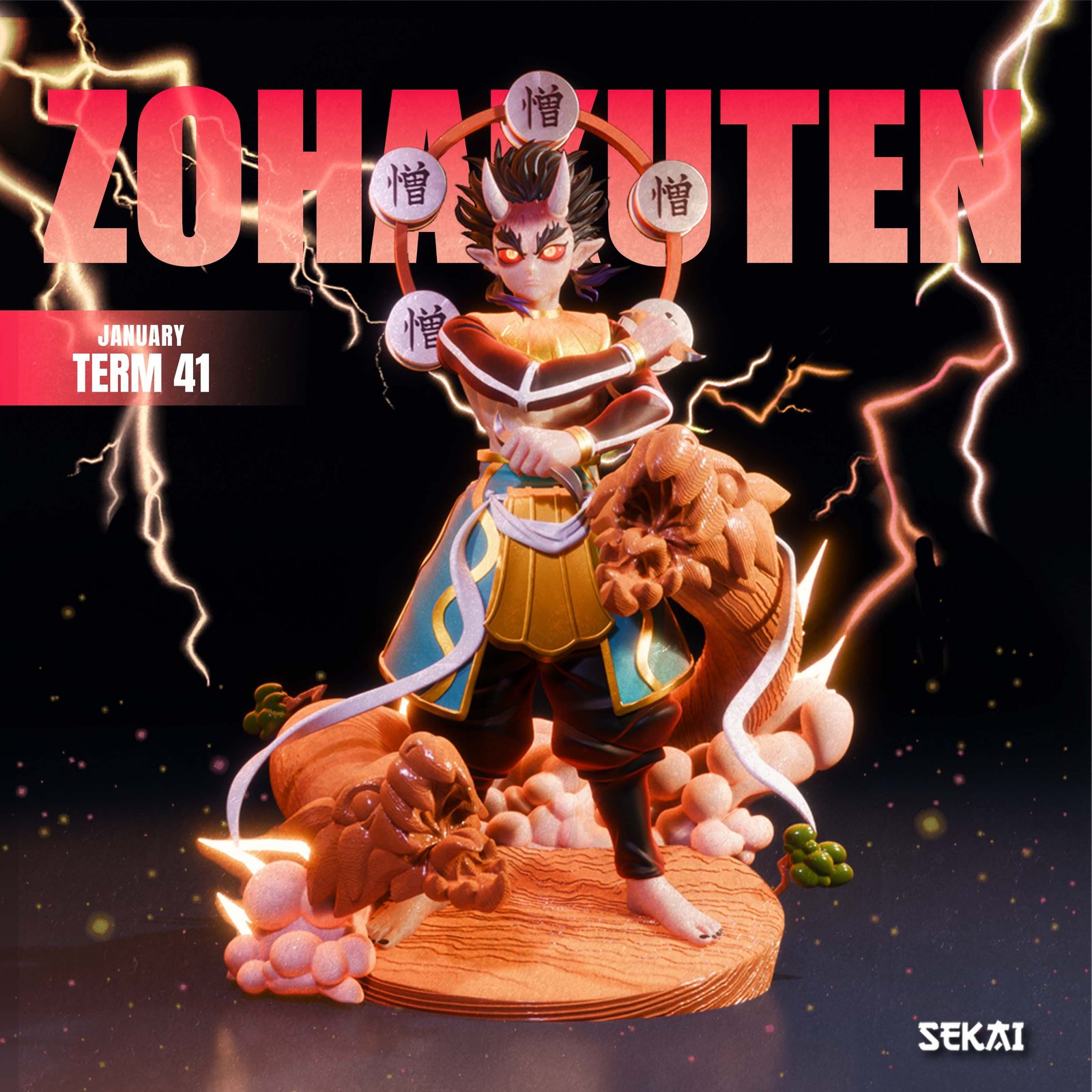 Zohakuten Statue