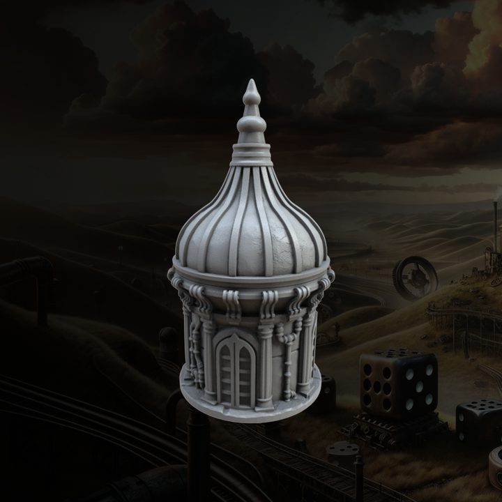 Mechanist Spire Dice Tower view 6