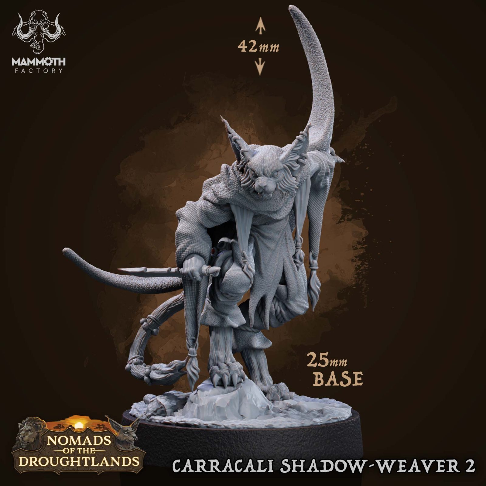 Carracali Shadow-Weaver 1-3 [25Mm Base] view 2