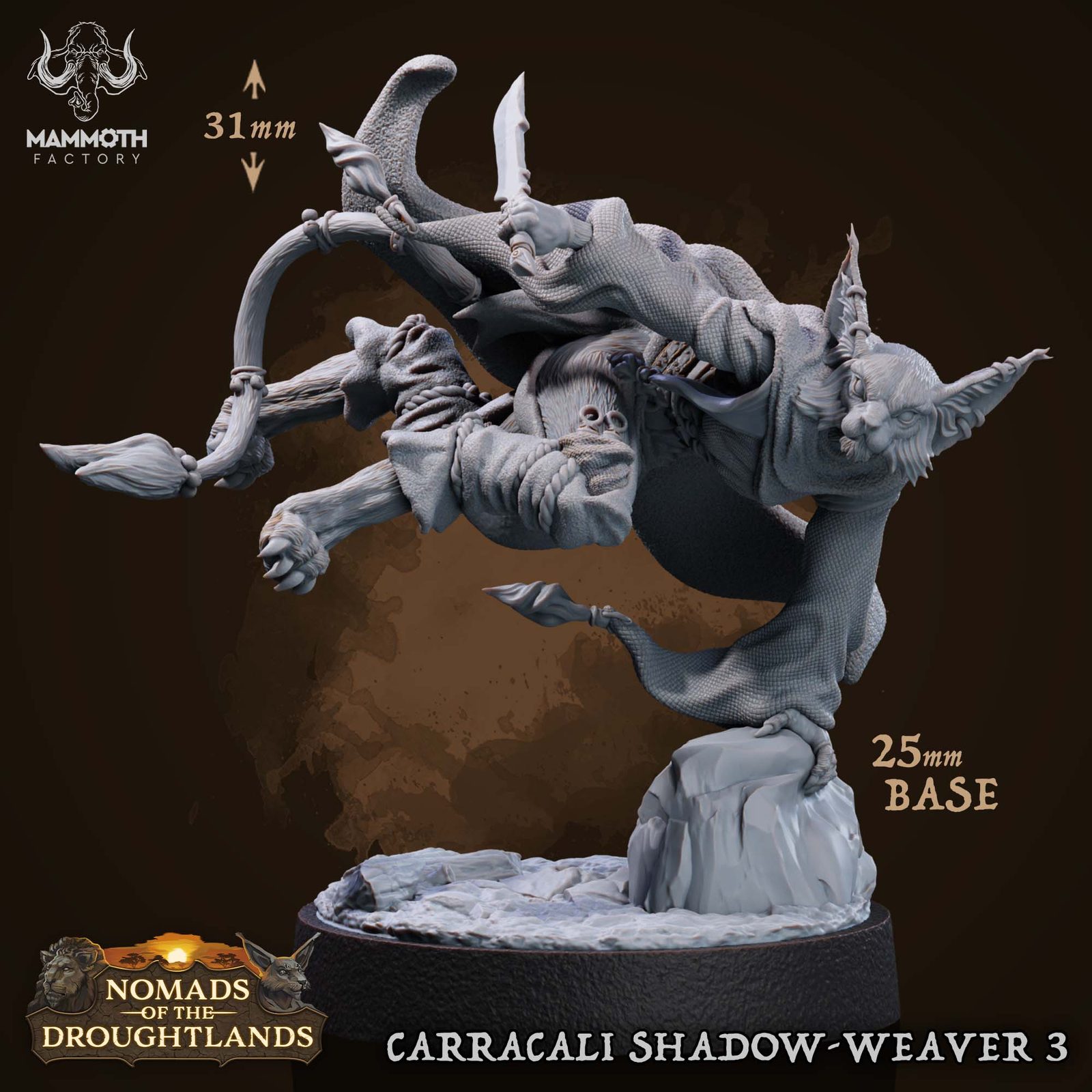 Carracali Shadow-Weaver 1-3 [25Mm Base] view 3