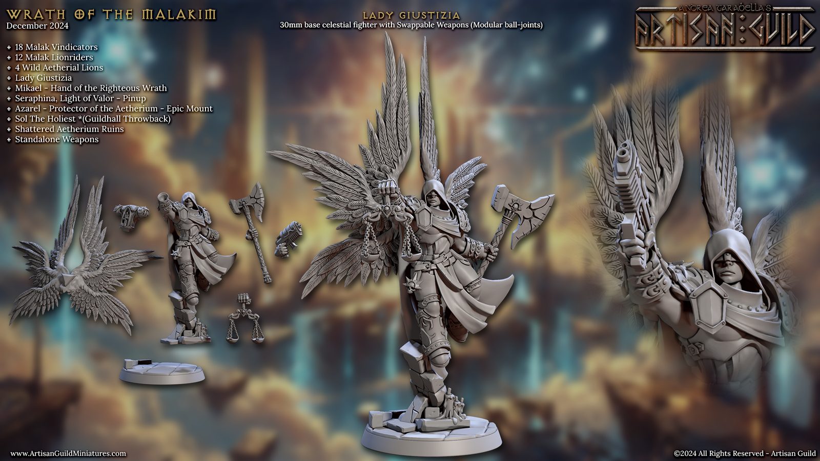 Artisan Guild 202412 Wrath Of The Malakim Lady Giustizia
