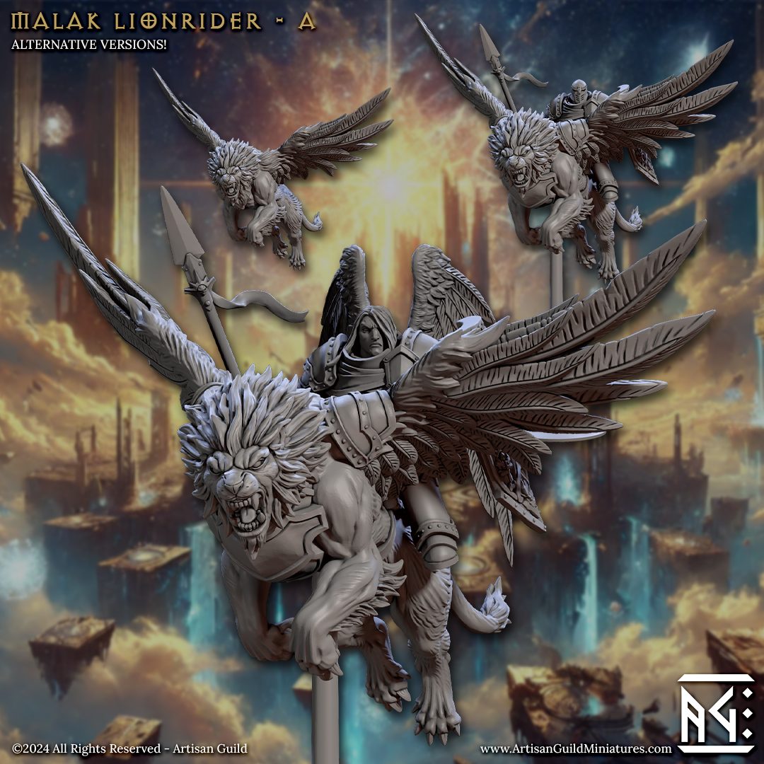 Artisan Guild 202412 Wrath Of The Malakim Malakim Lionriders
