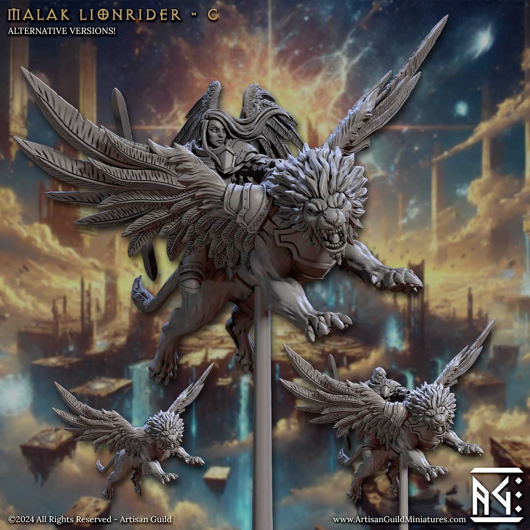 Artisan Guild 202412 Wrath Of The Malakim Malakim Lionriders view 3