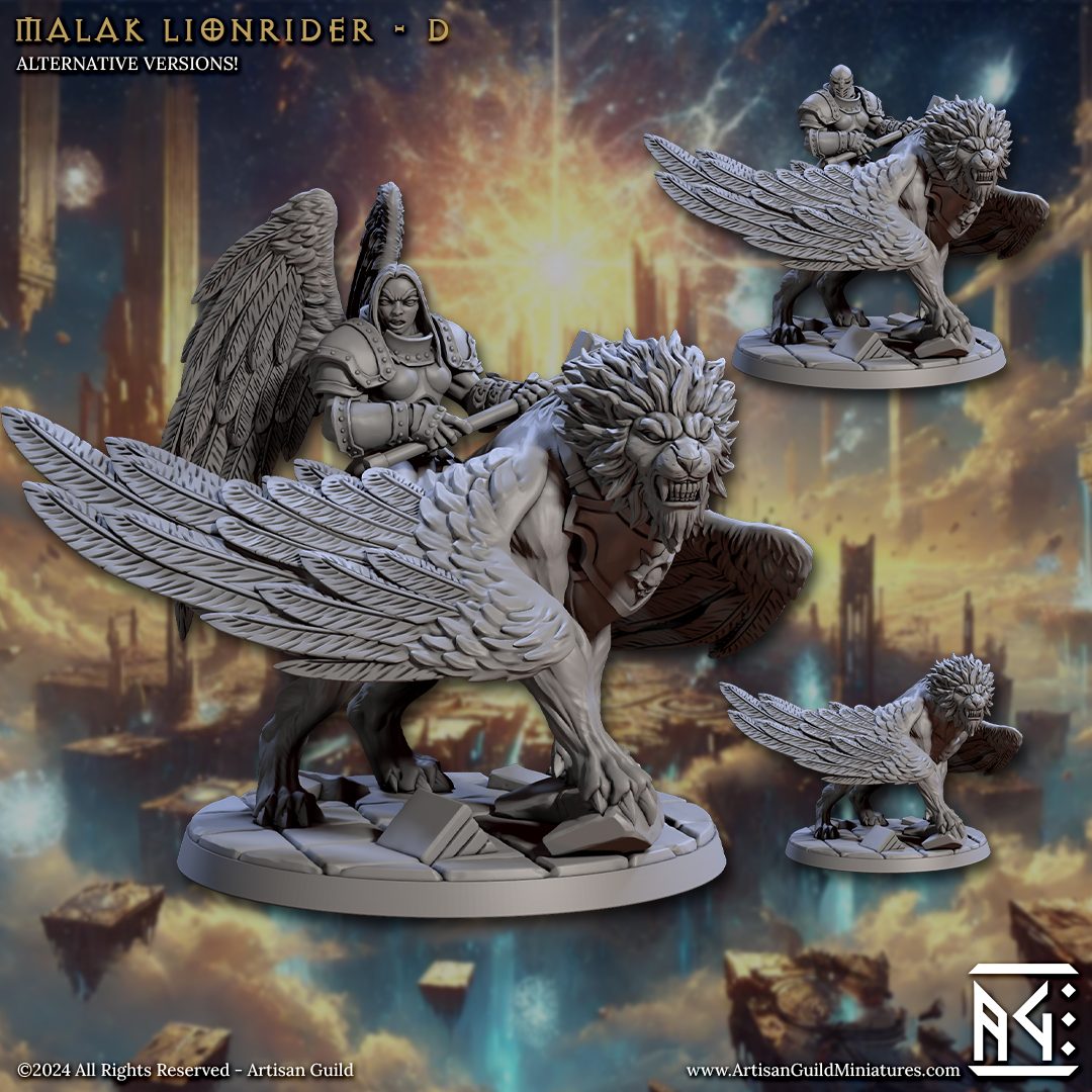 Artisan Guild 202412 Wrath Of The Malakim Malakim Lionriders view 4