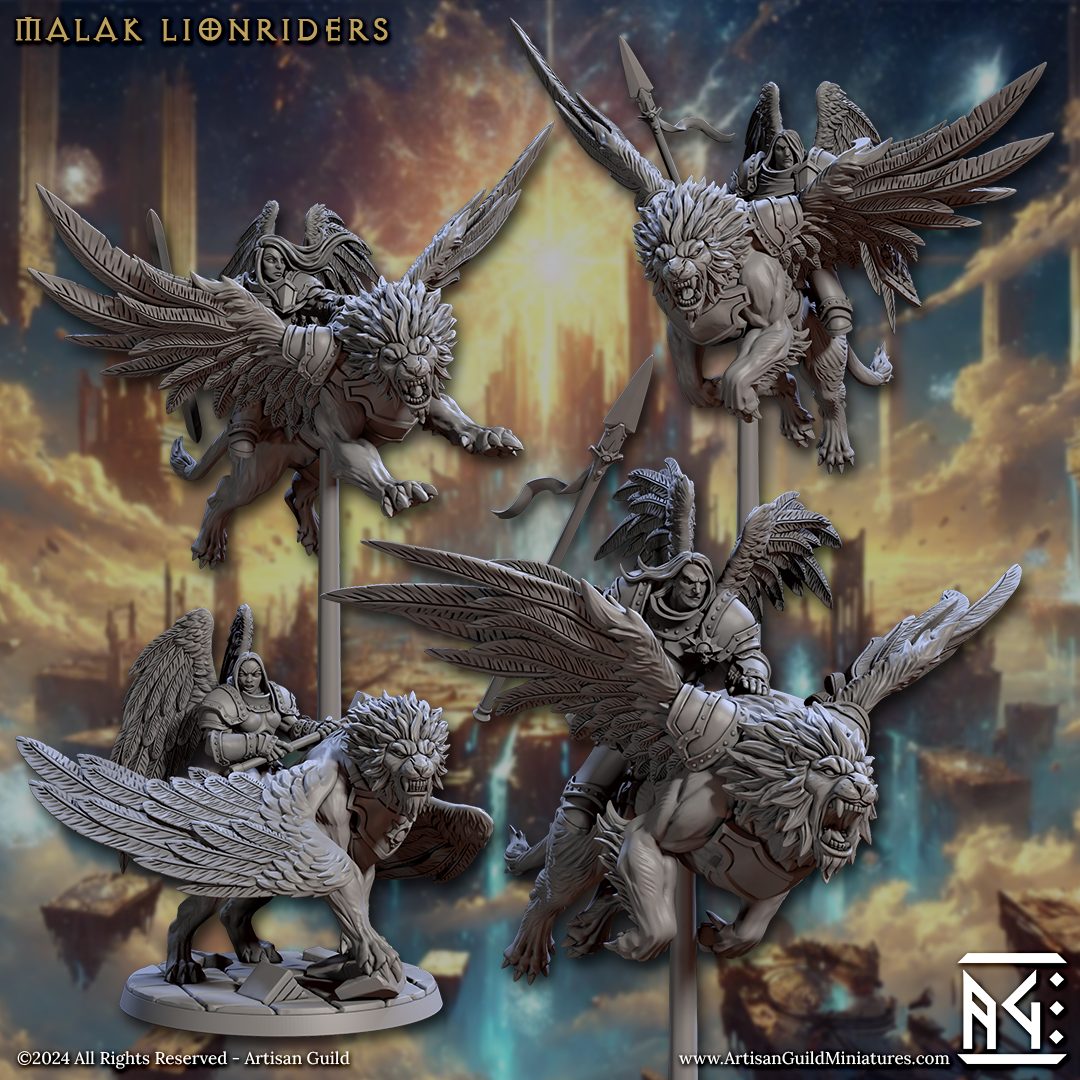 Artisan Guild 202412 Wrath Of The Malakim Malakim Lionriders view 5