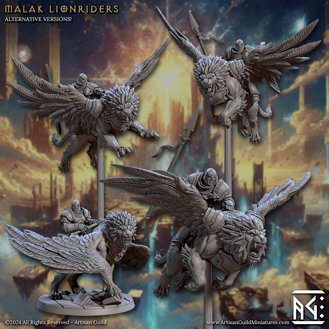 Artisan Guild 202412 Wrath Of The Malakim Malakim Lionriders view 6