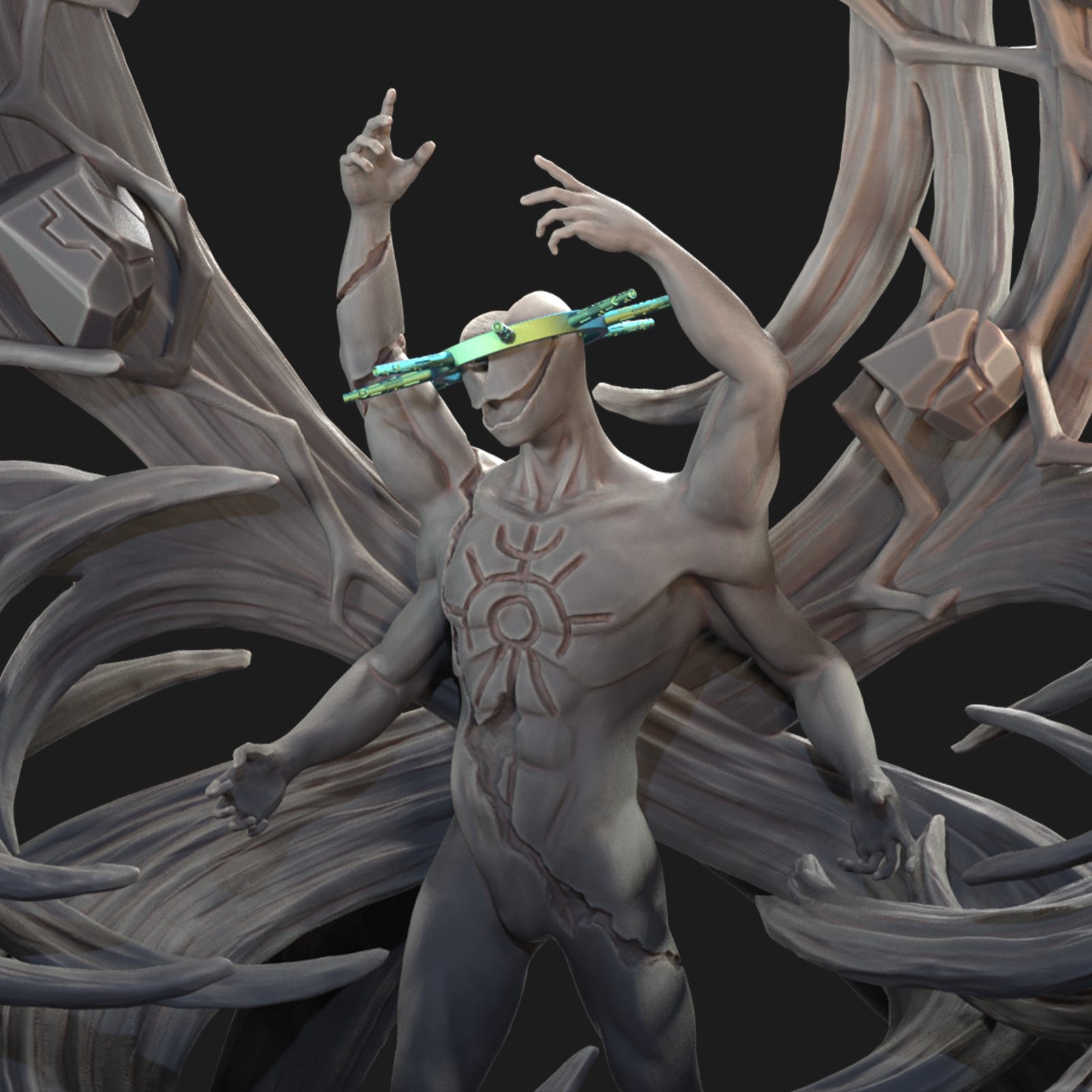 Outside God Shard,Transcendent,Void Dragon C'Tan,Ctan,Necron,Us+Ps view 5