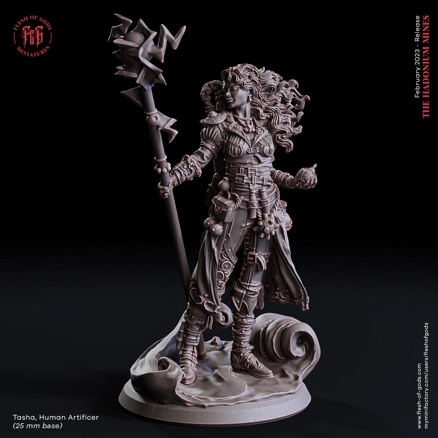 Tasha, Human Artificer (25 Mm)