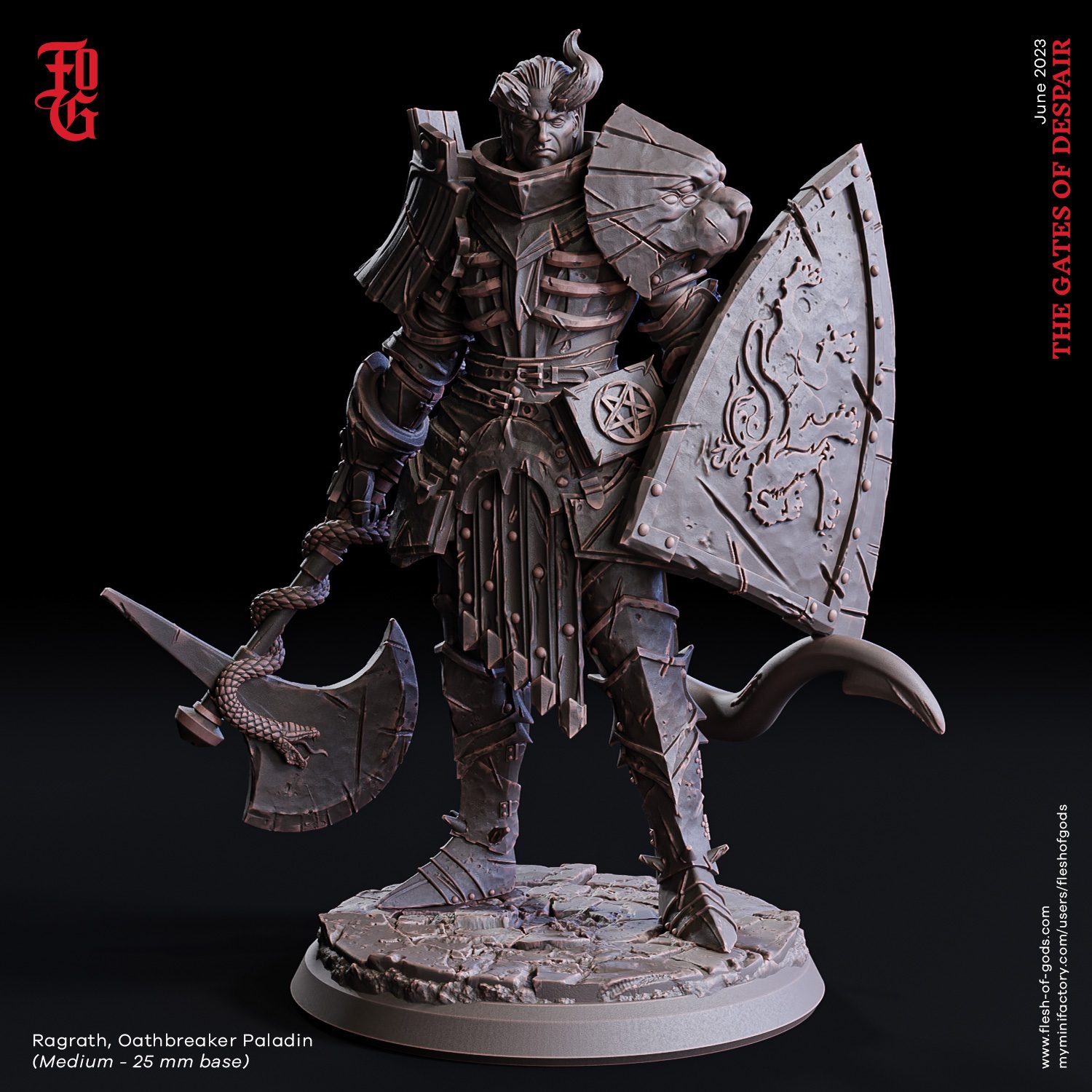 Ragrath, Oathbreaker Paladin (25 Mm)