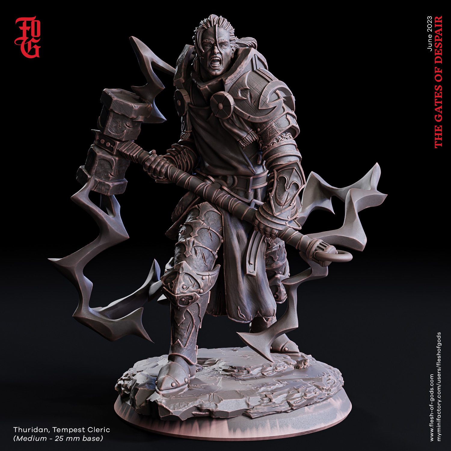 Thuridan, Tempest Cleric (25 Mm)
