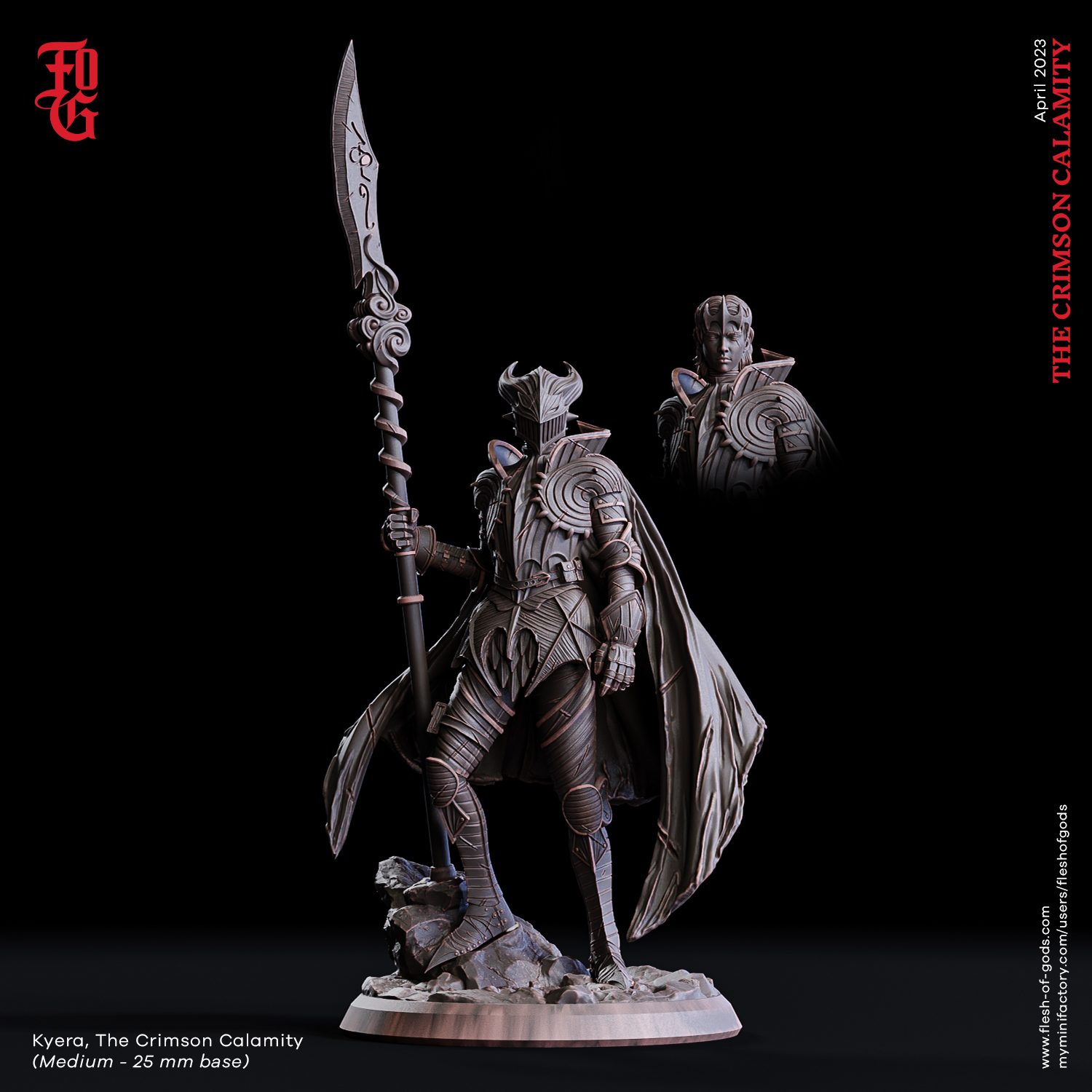 Kyera, The Crimson Calamity (25 Mm)