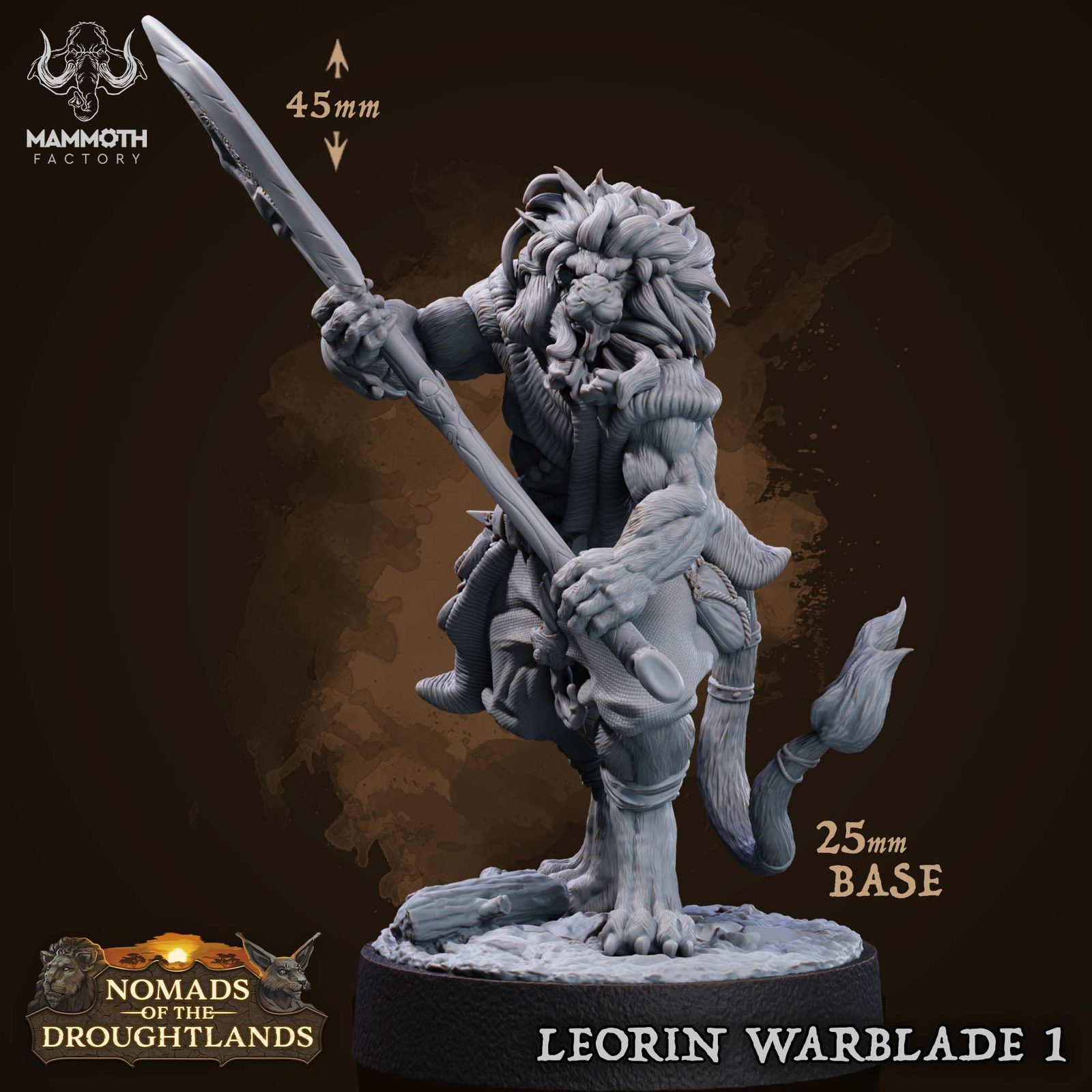 Leorin Warblade 1 [25Mm Base]