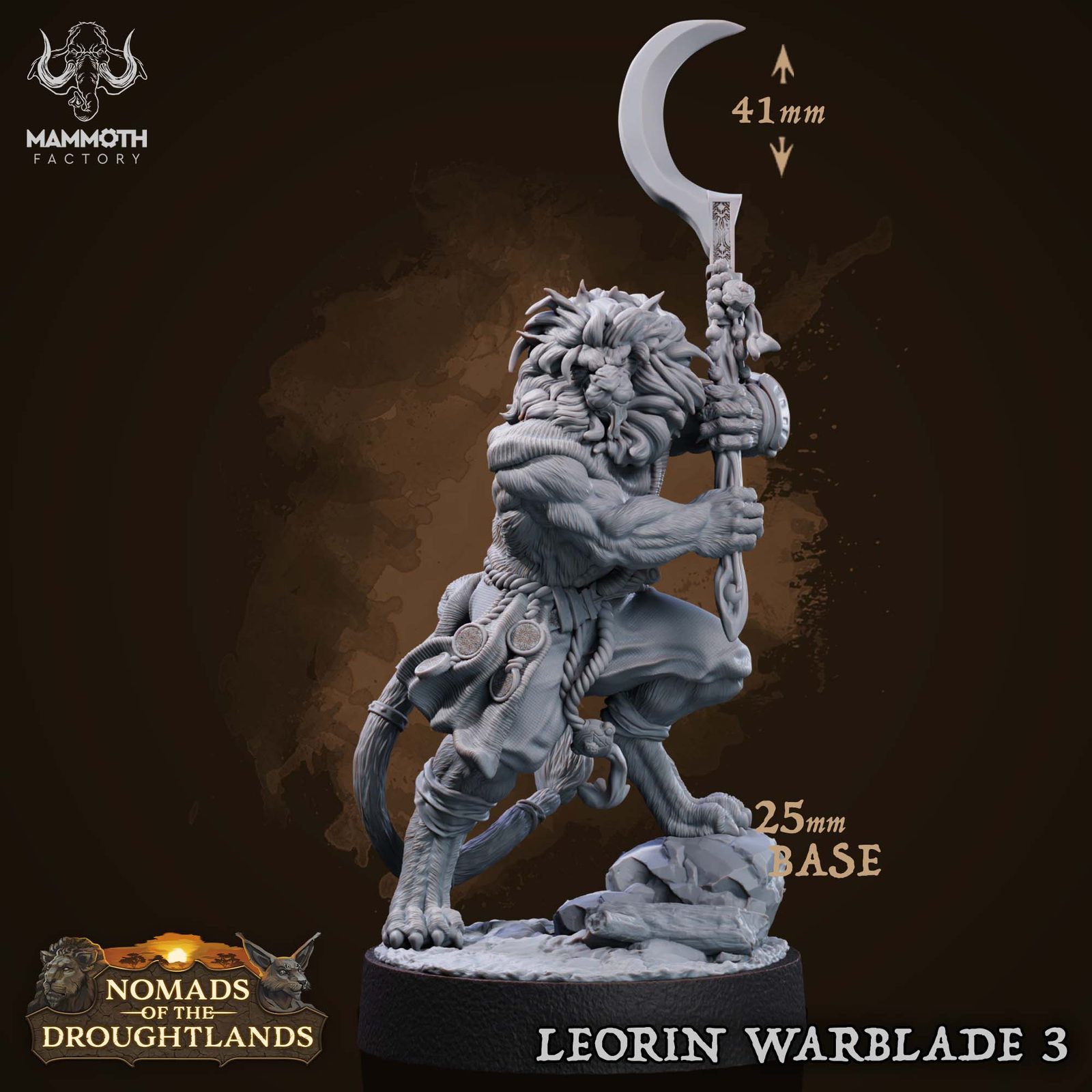 Leorin Warblade 3 [25Mm Base]