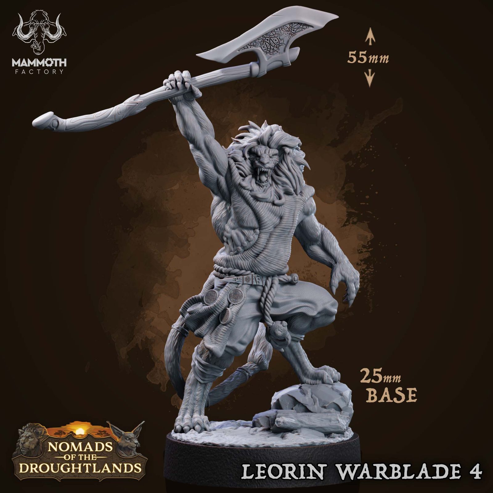 Leorin Warblade 4 [25Mm Base]