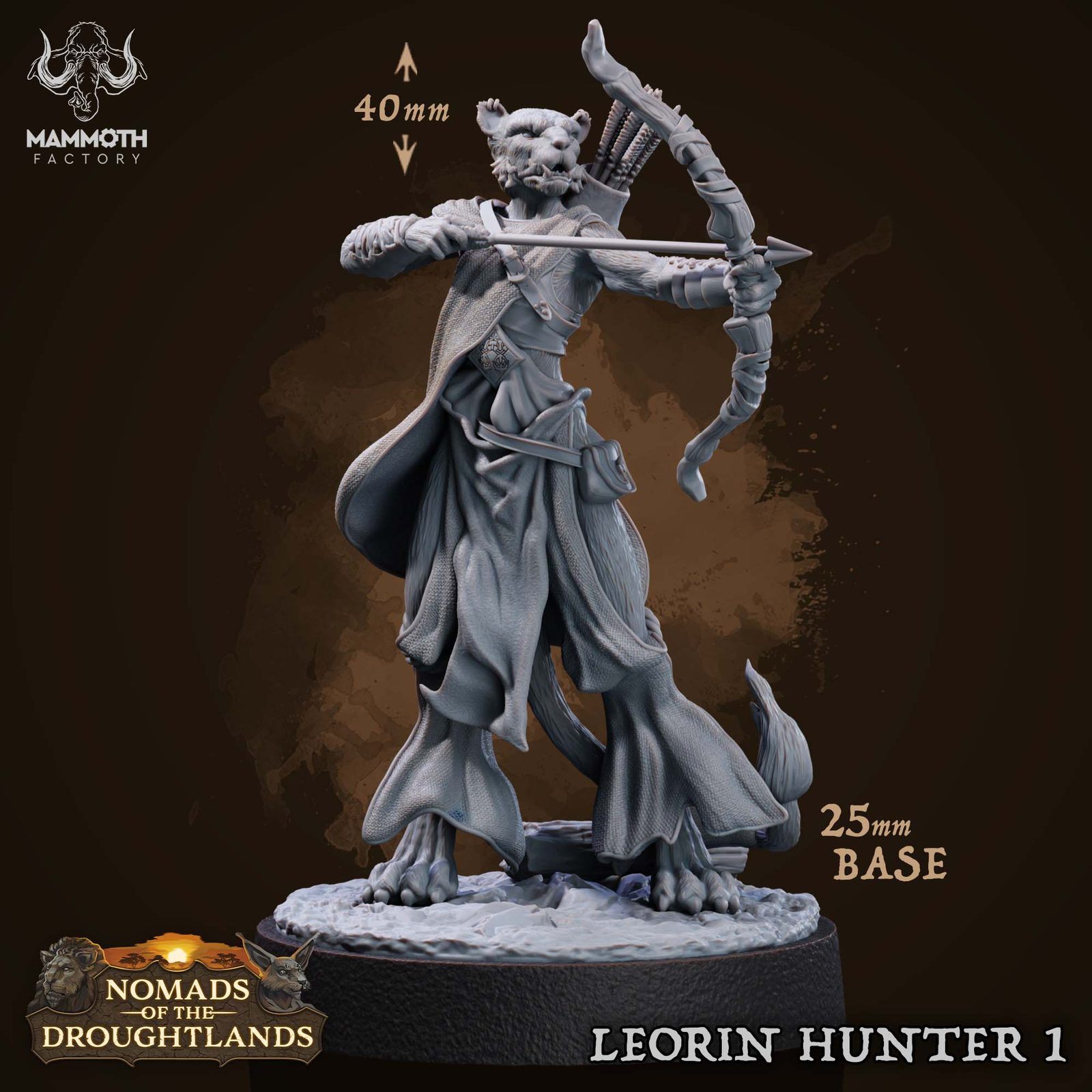 Leorin Hunter 1 [25Mm Base]