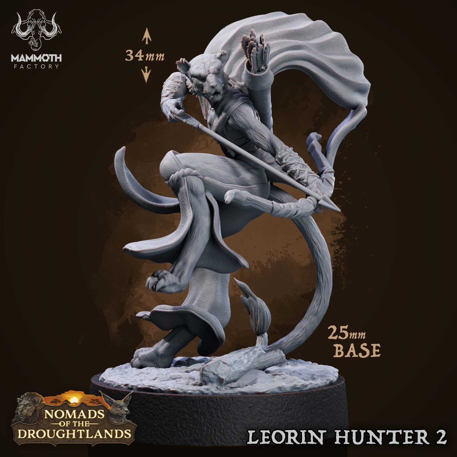 Leorin Hunter 2 [25Mm Base]