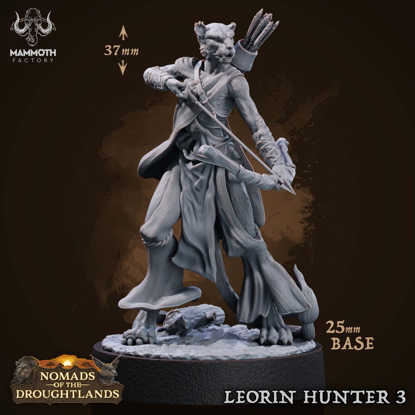 Leorin Hunter 3 [25Mm Base]