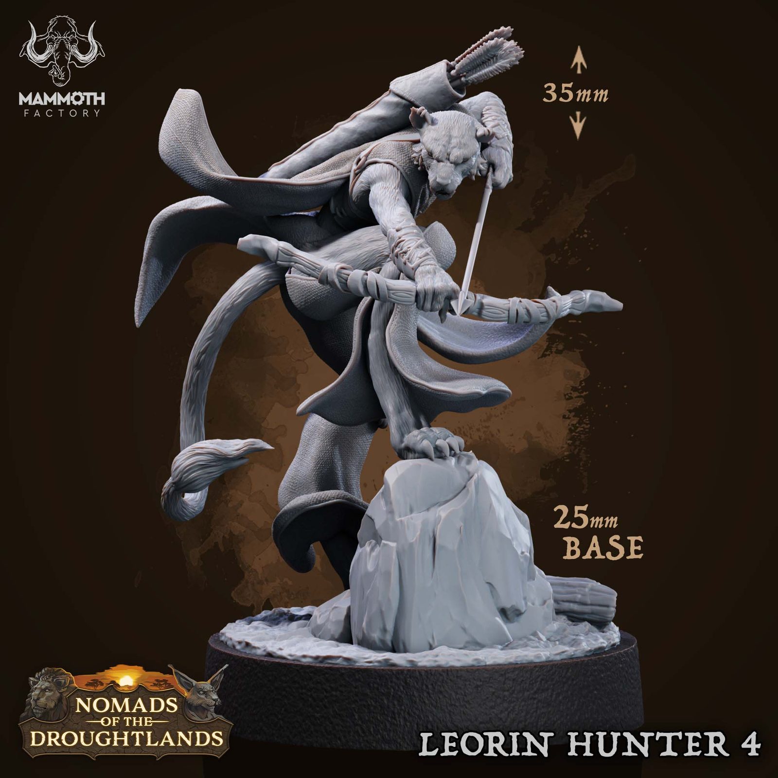 Leorin Hunter 4 [25Mm Base]