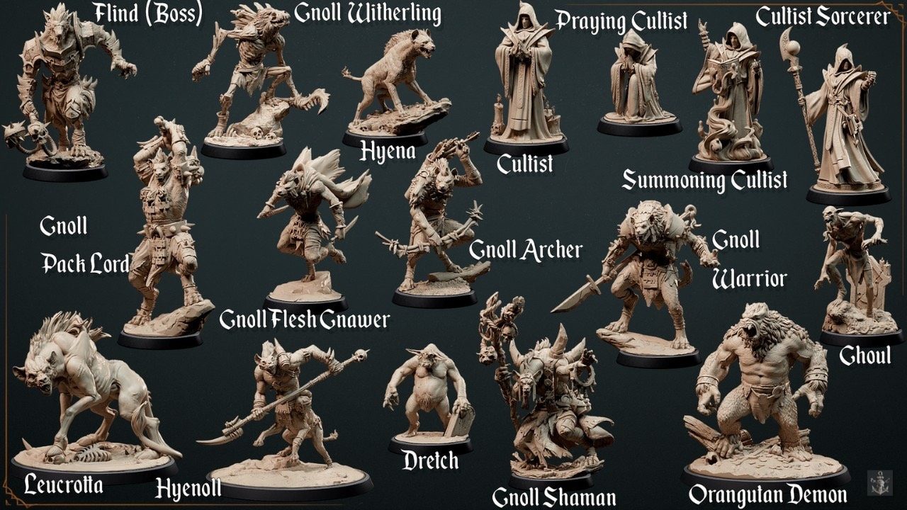 Loot Studios Alvaro Ribeiro Cult Of Hunger All Enemies